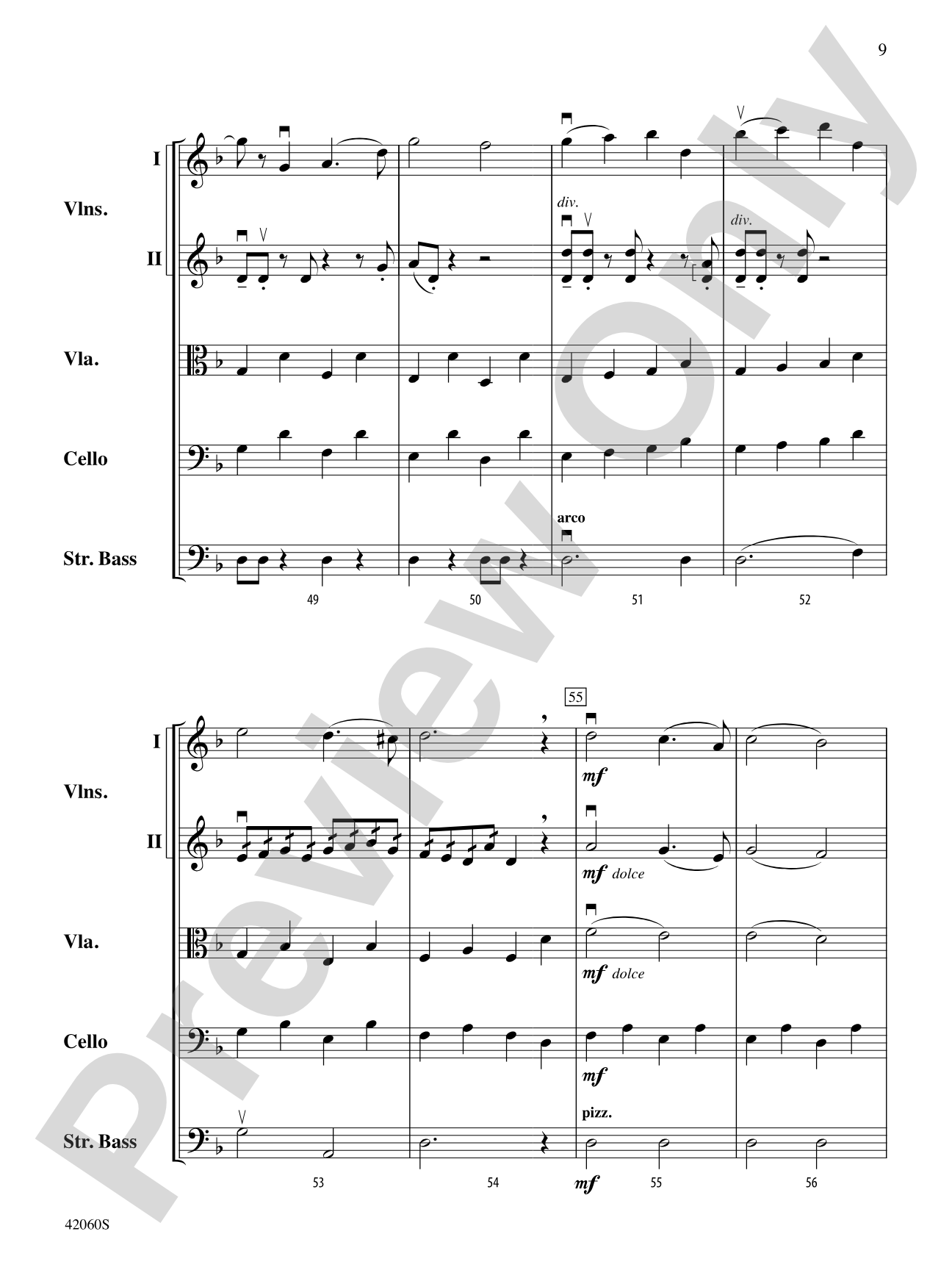 Haunted Places: String Orchestra Conductor Score & Parts