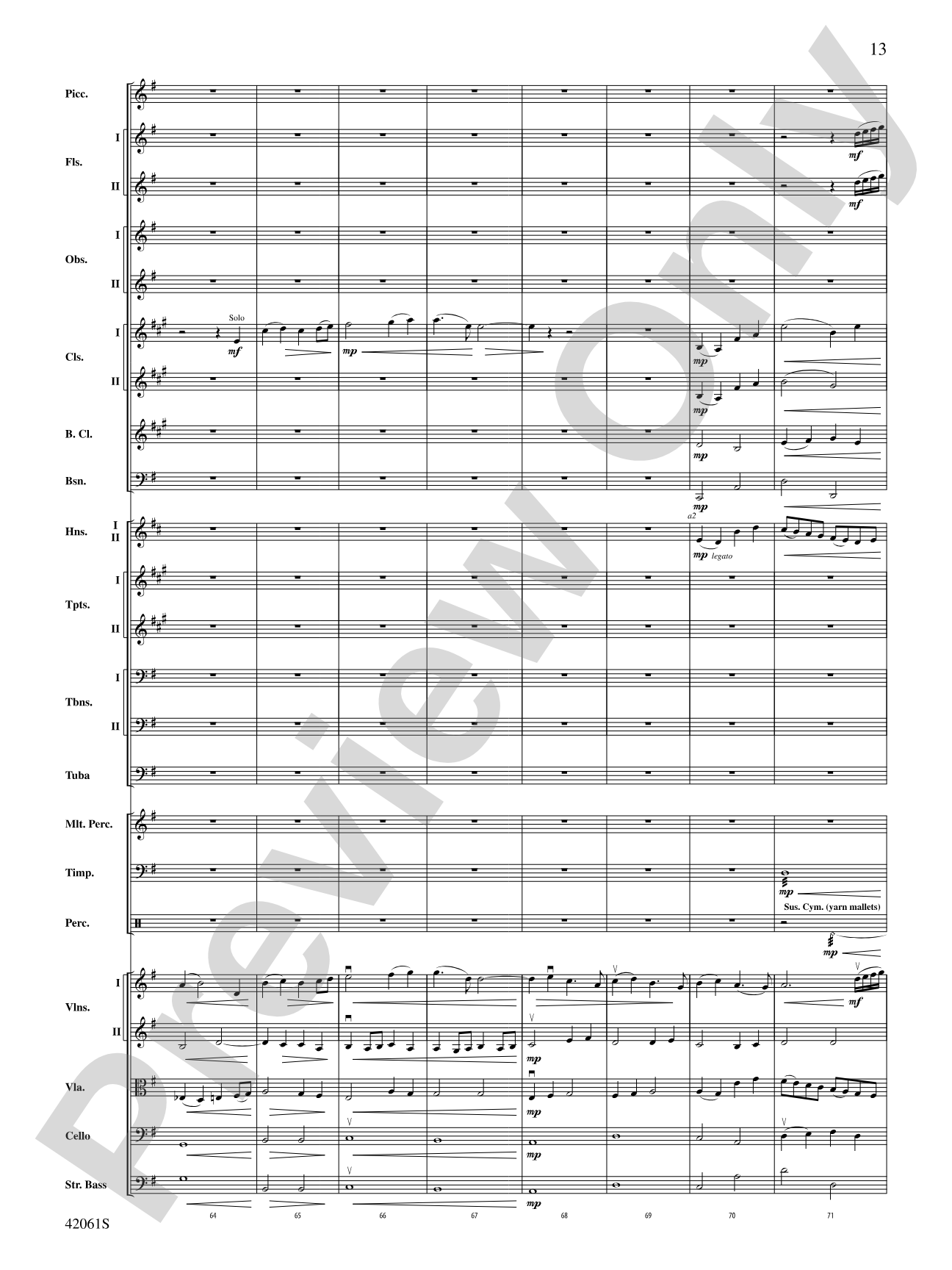 South County Sketches: Full Orchestra Conductor Score & Parts