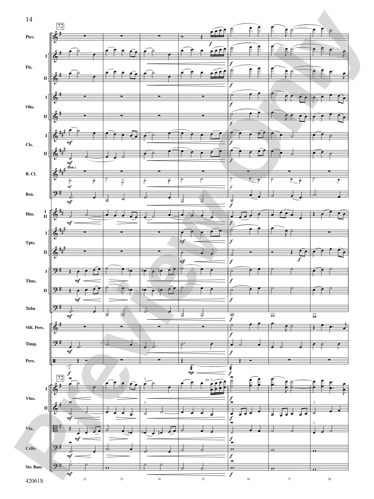 South County Sketches: Full Orchestra Conductor Score & Parts