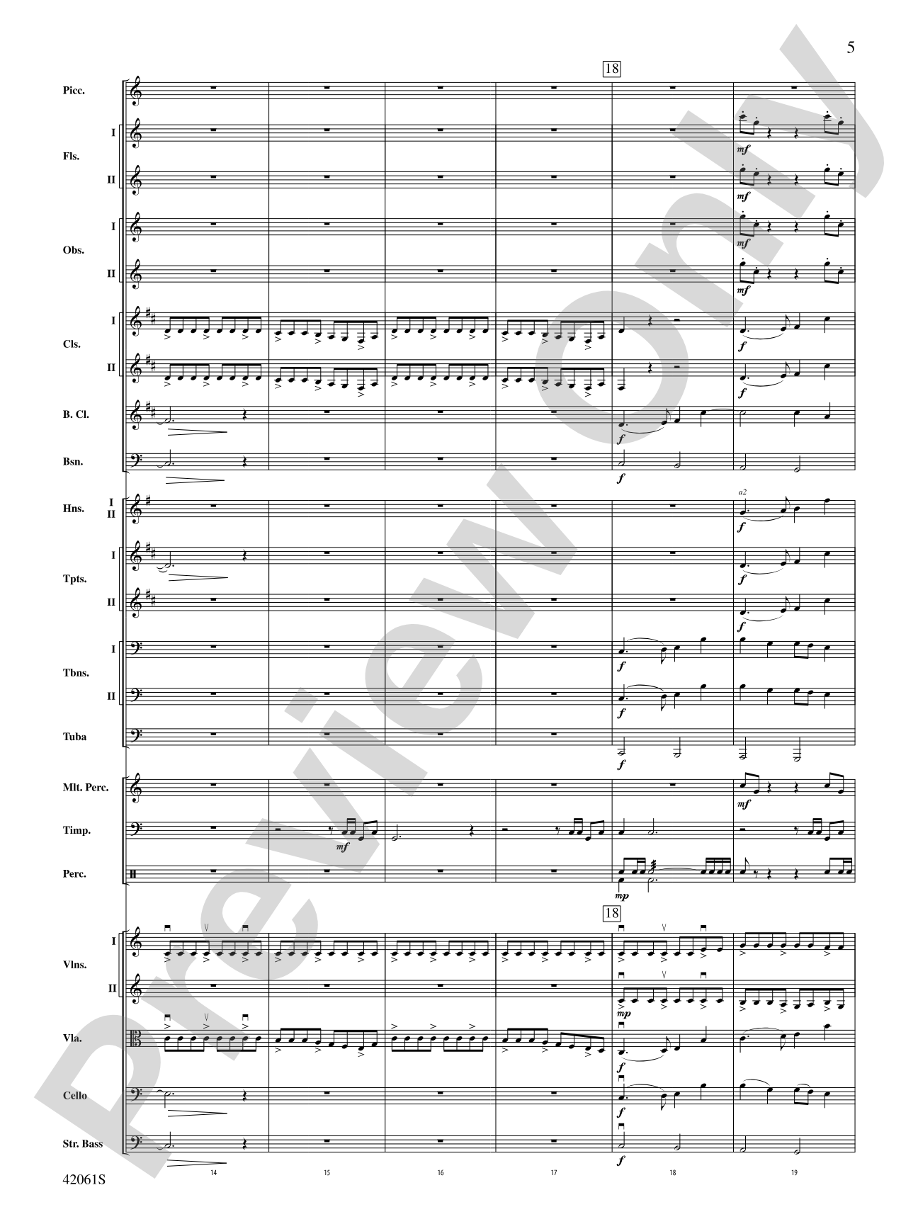 South County Sketches: Full Orchestra Conductor Score & Parts