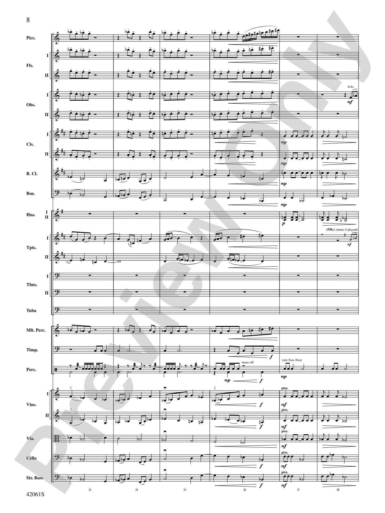 South County Sketches: Full Orchestra Conductor Score & Parts