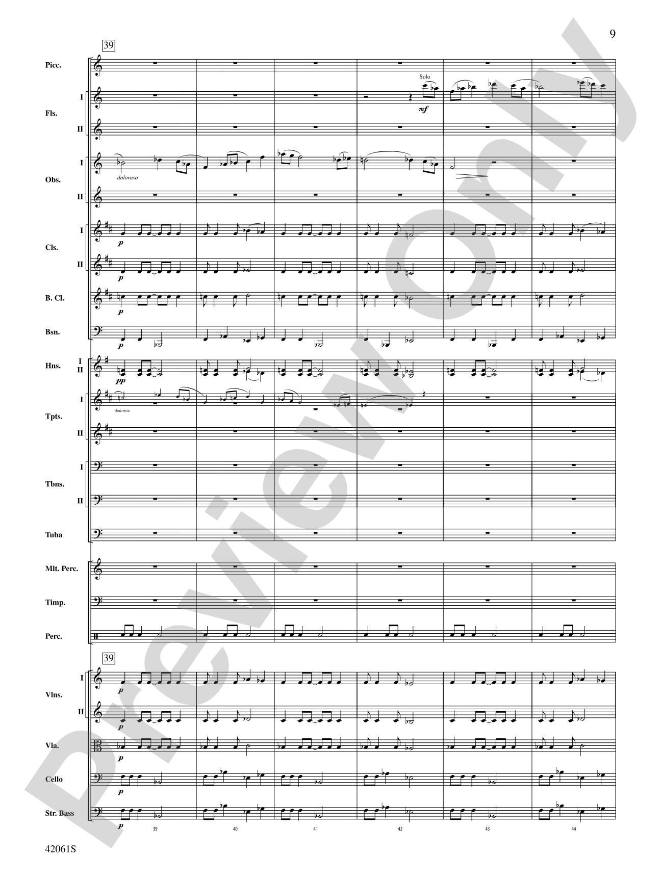South County Sketches: Full Orchestra Conductor Score & Parts