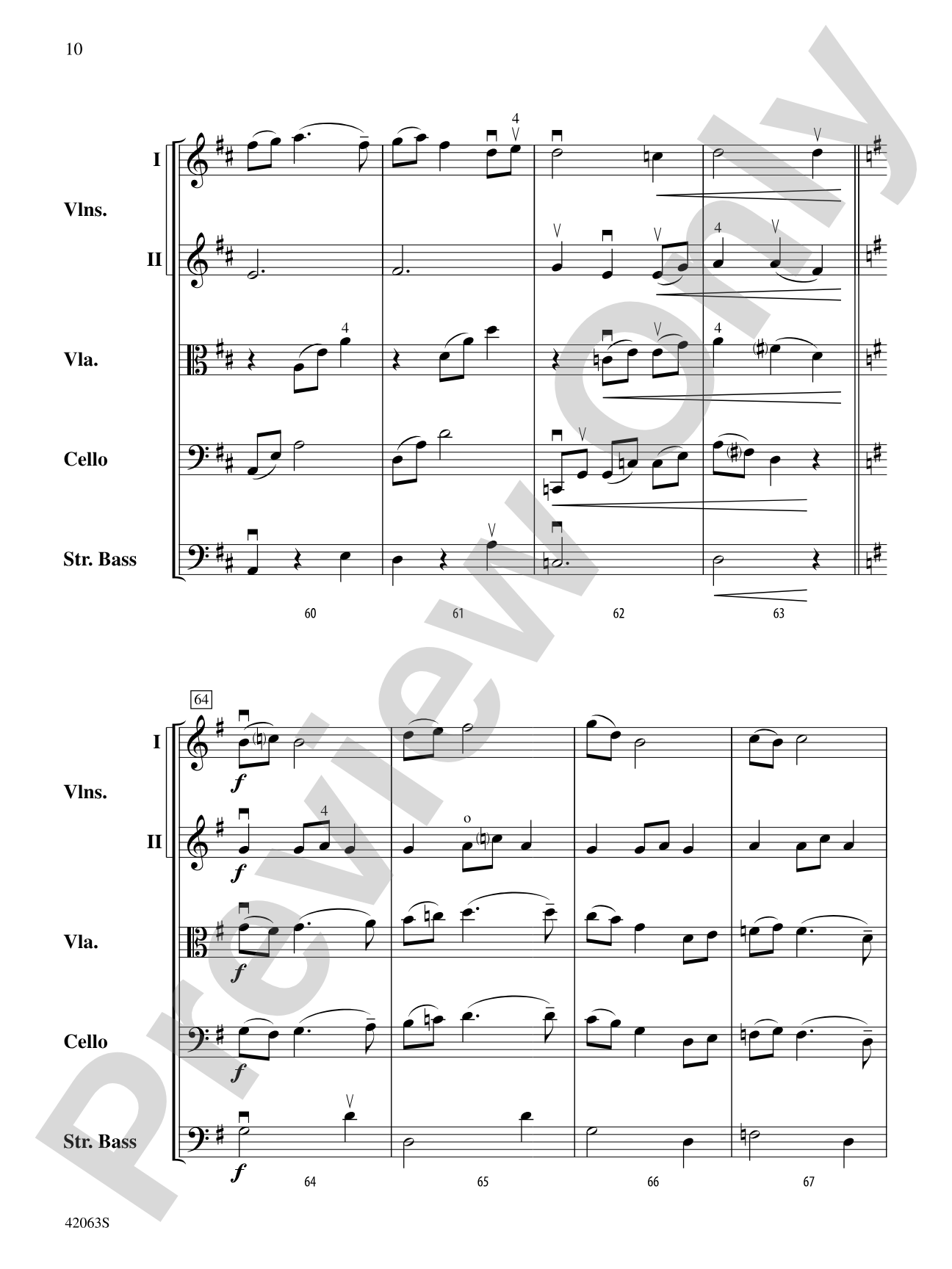 Wexford Carol: String Orchestra Conductor Score & Parts