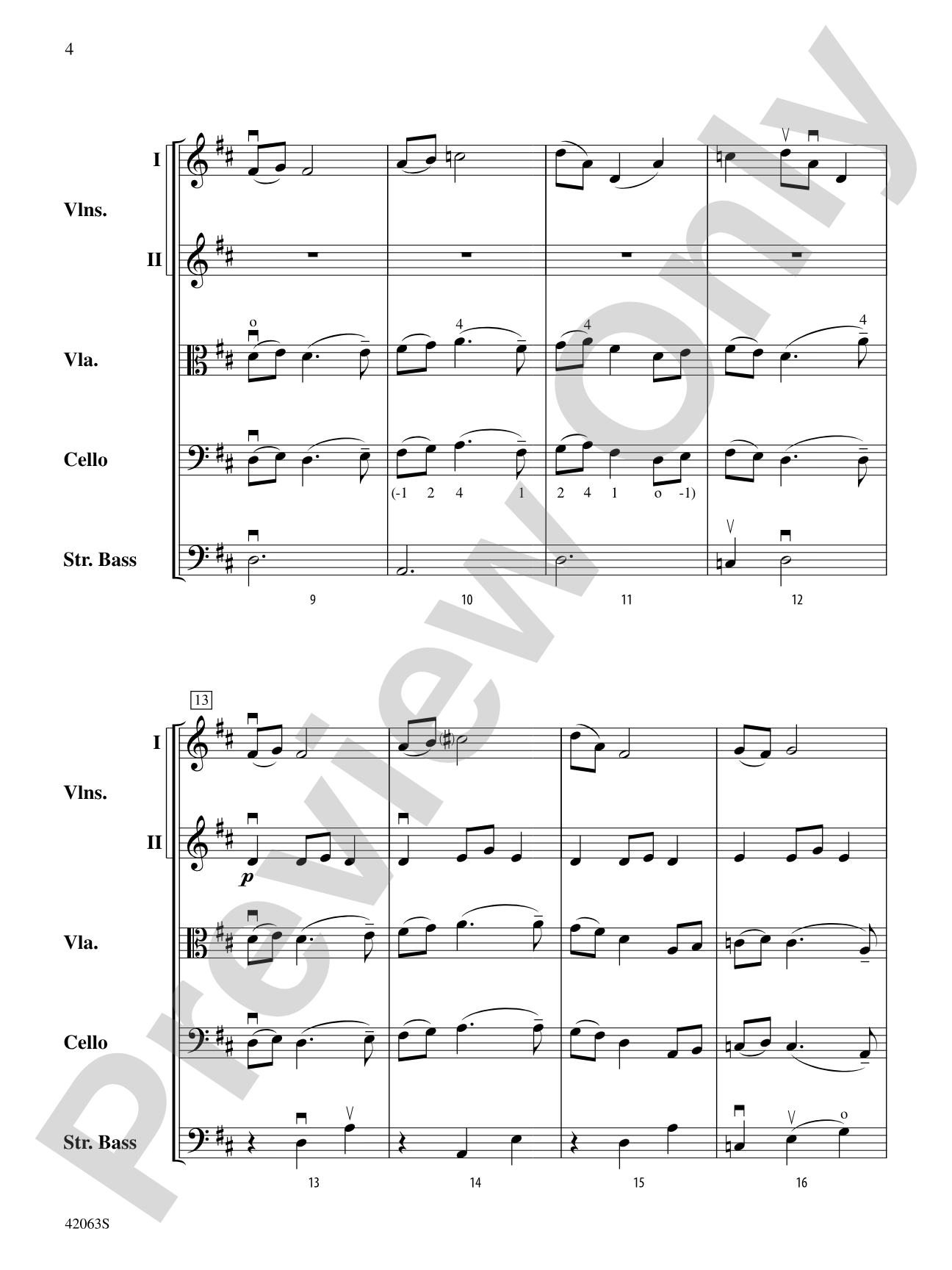 Wexford Carol: String Orchestra Conductor Score & Parts