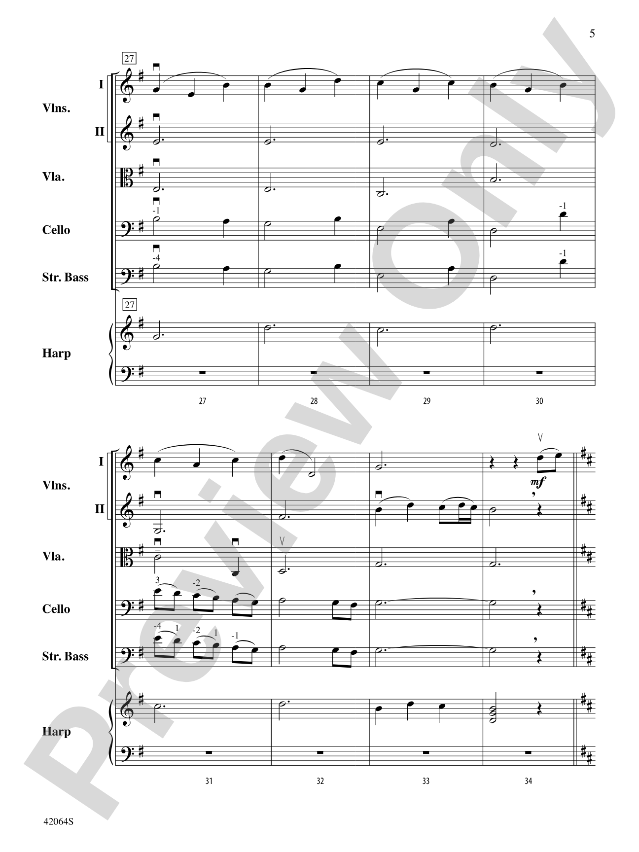 An Irish Farewell: String Orchestra Conductor Score & Parts