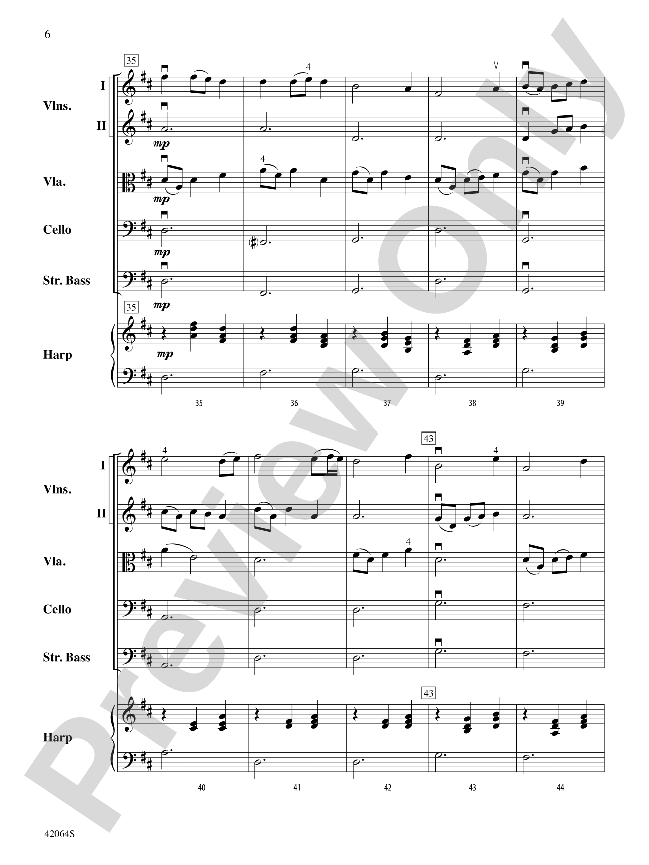 An Irish Farewell: String Orchestra Conductor Score & Parts