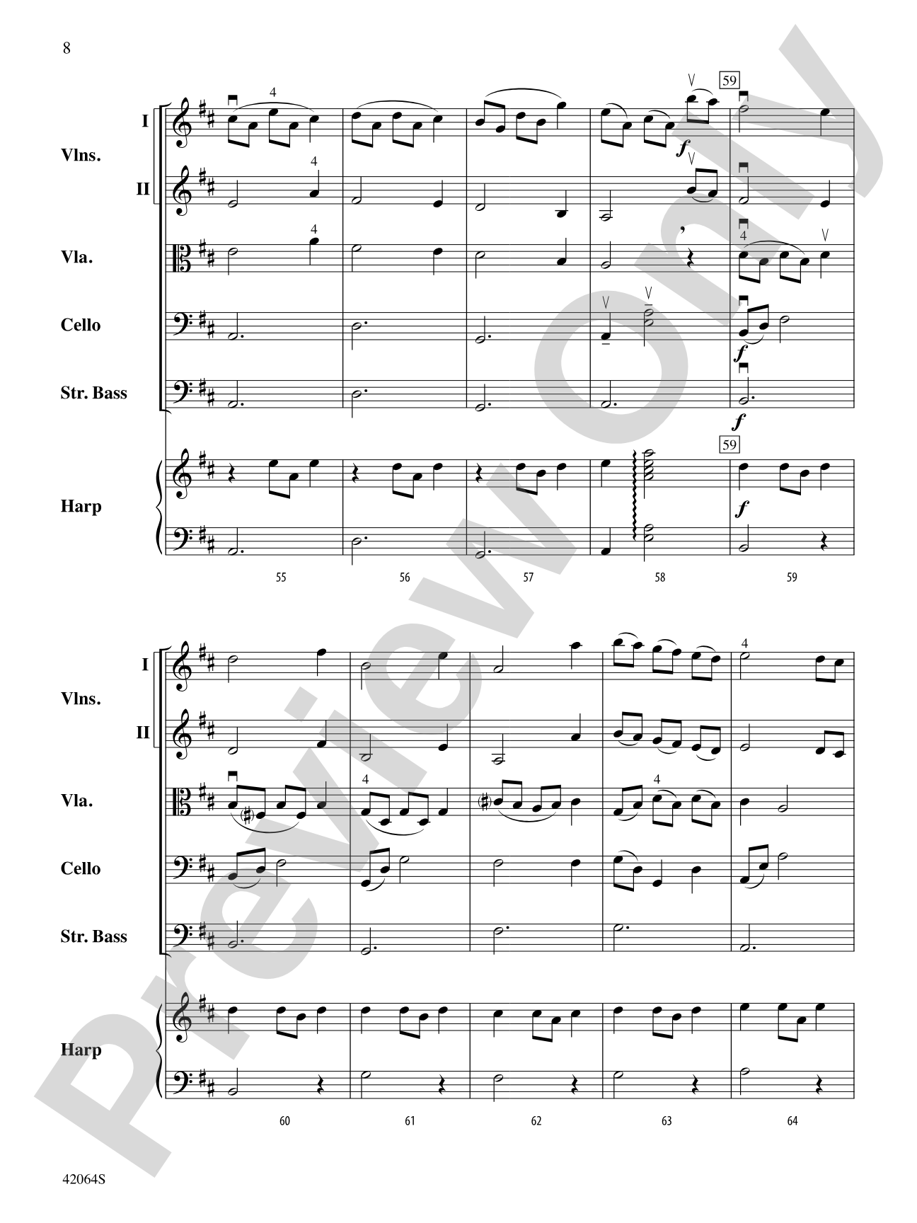 An Irish Farewell: String Orchestra Conductor Score & Parts