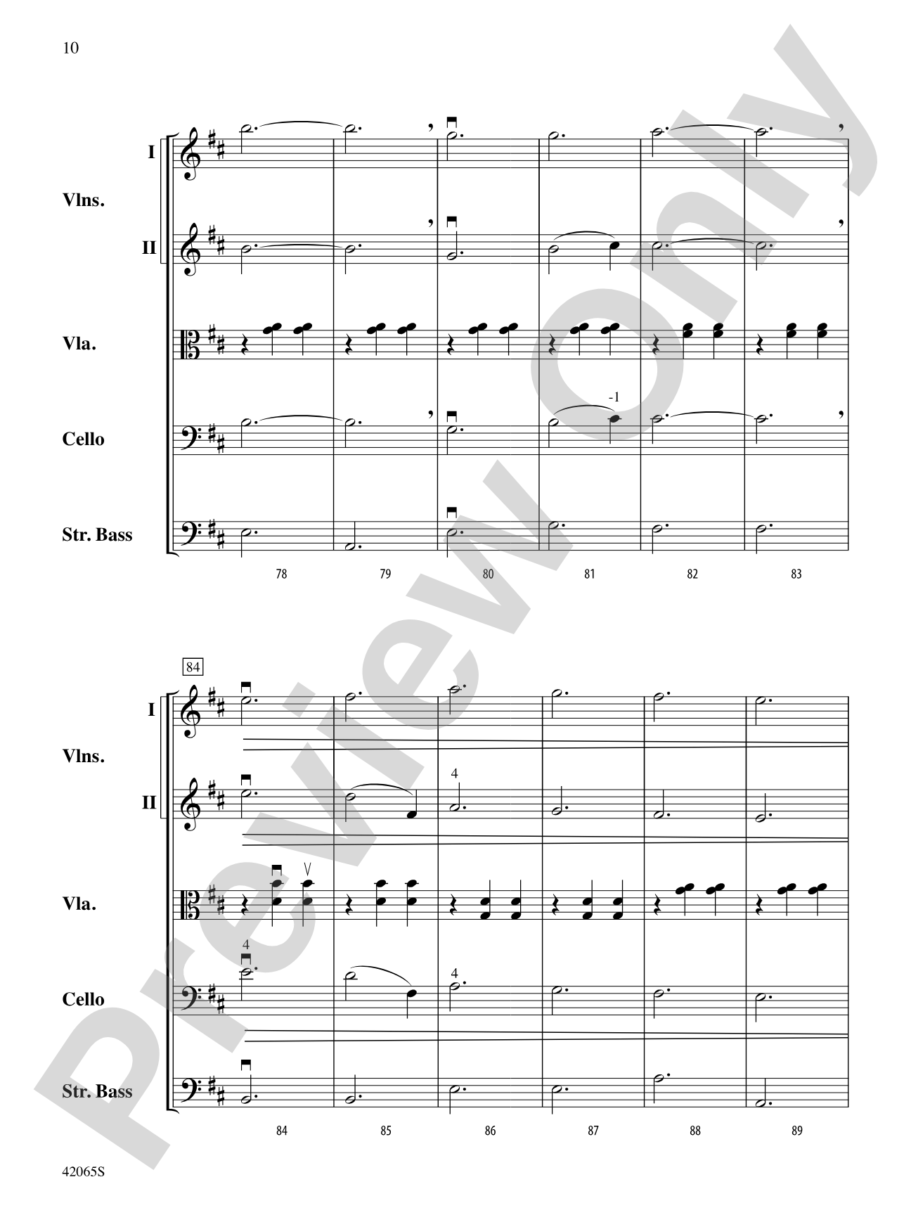 Les Patineurs: String Orchestra Conductor Score & Parts
