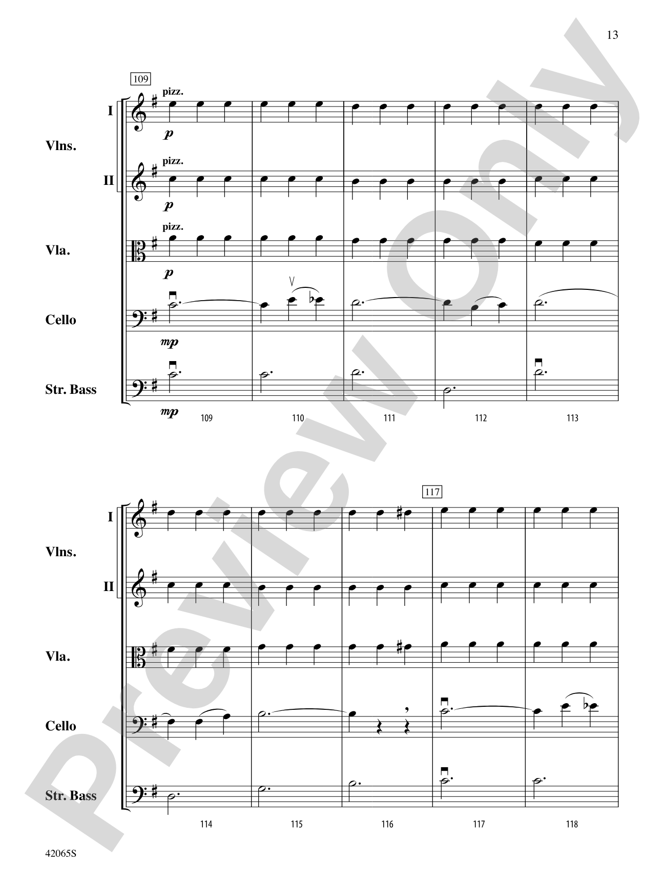 Les Patineurs: String Orchestra Conductor Score & Parts