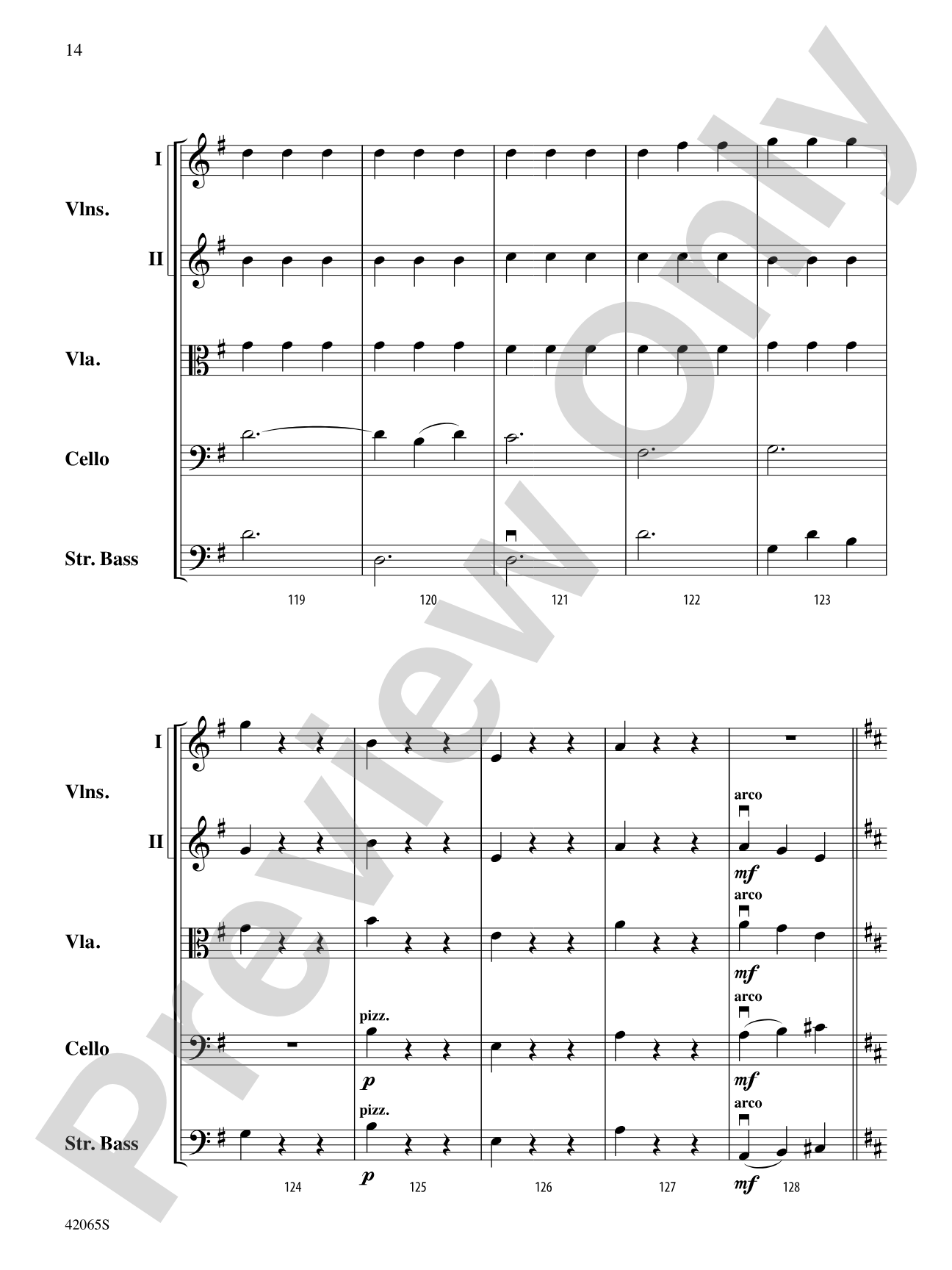 Les Patineurs: String Orchestra Conductor Score & Parts