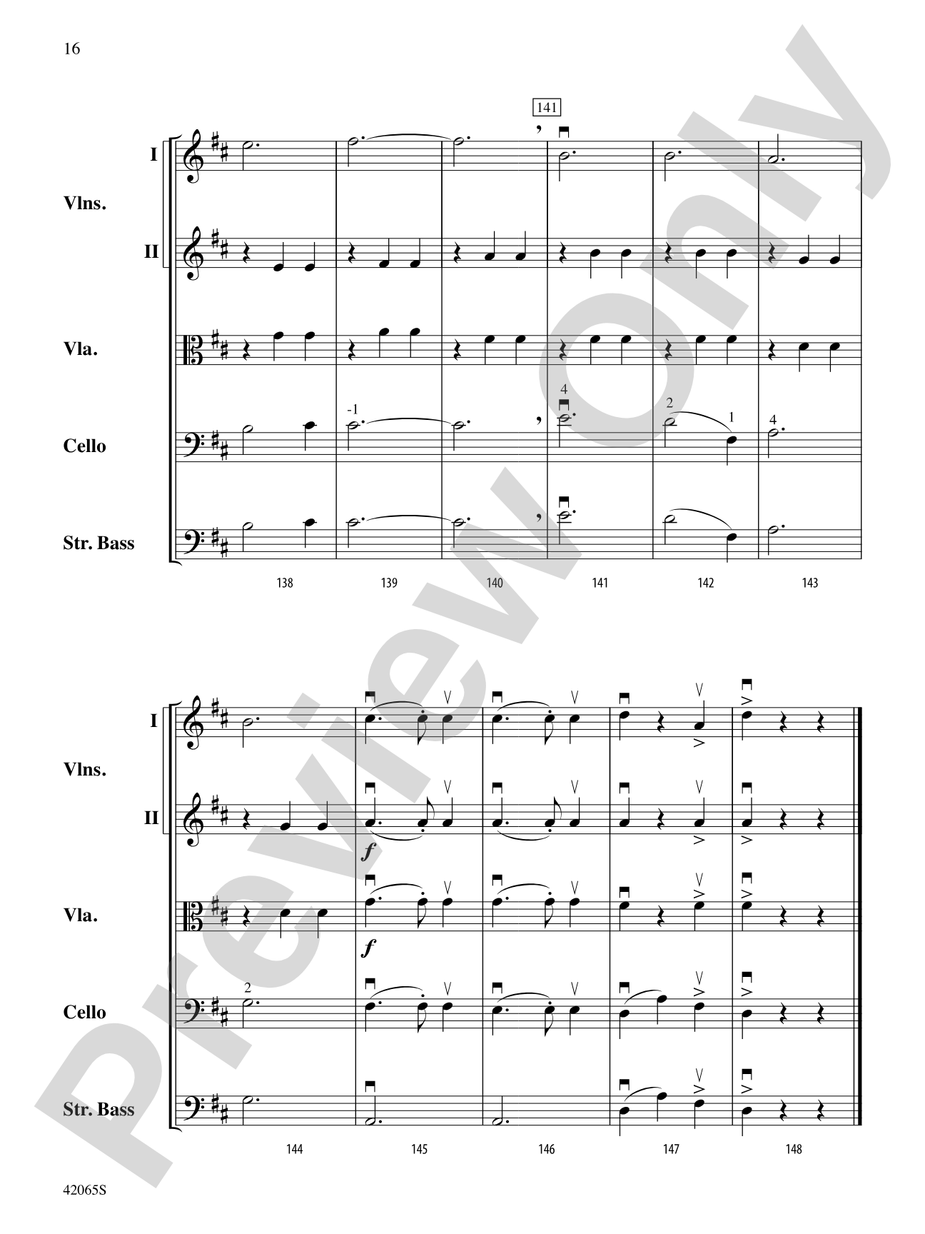 Les Patineurs: String Orchestra Conductor Score & Parts