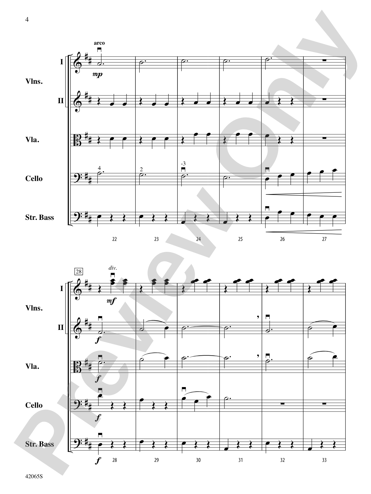 Les Patineurs: String Orchestra Conductor Score & Parts