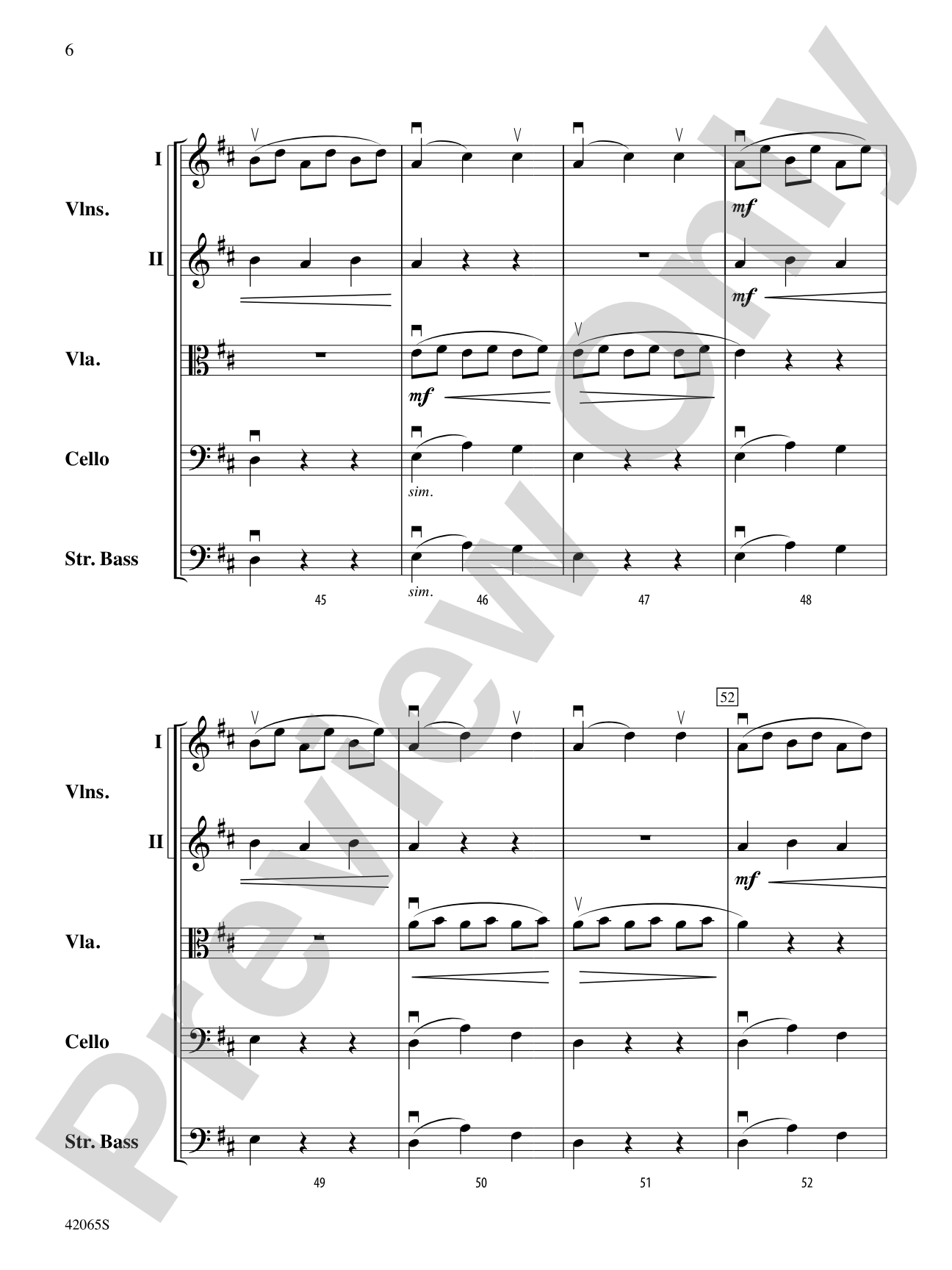 Les Patineurs: String Orchestra Conductor Score & Parts