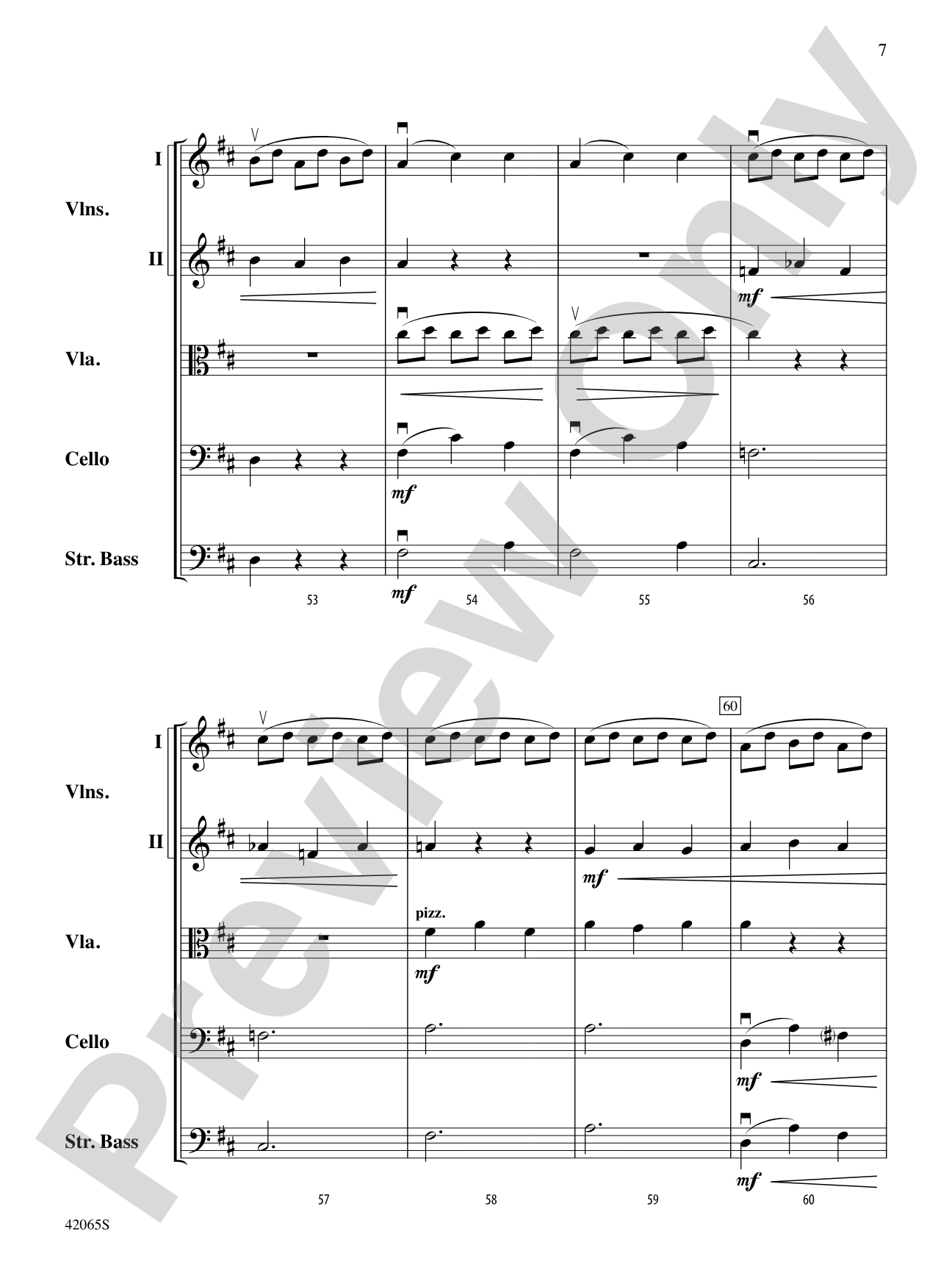 Les Patineurs: String Orchestra Conductor Score & Parts