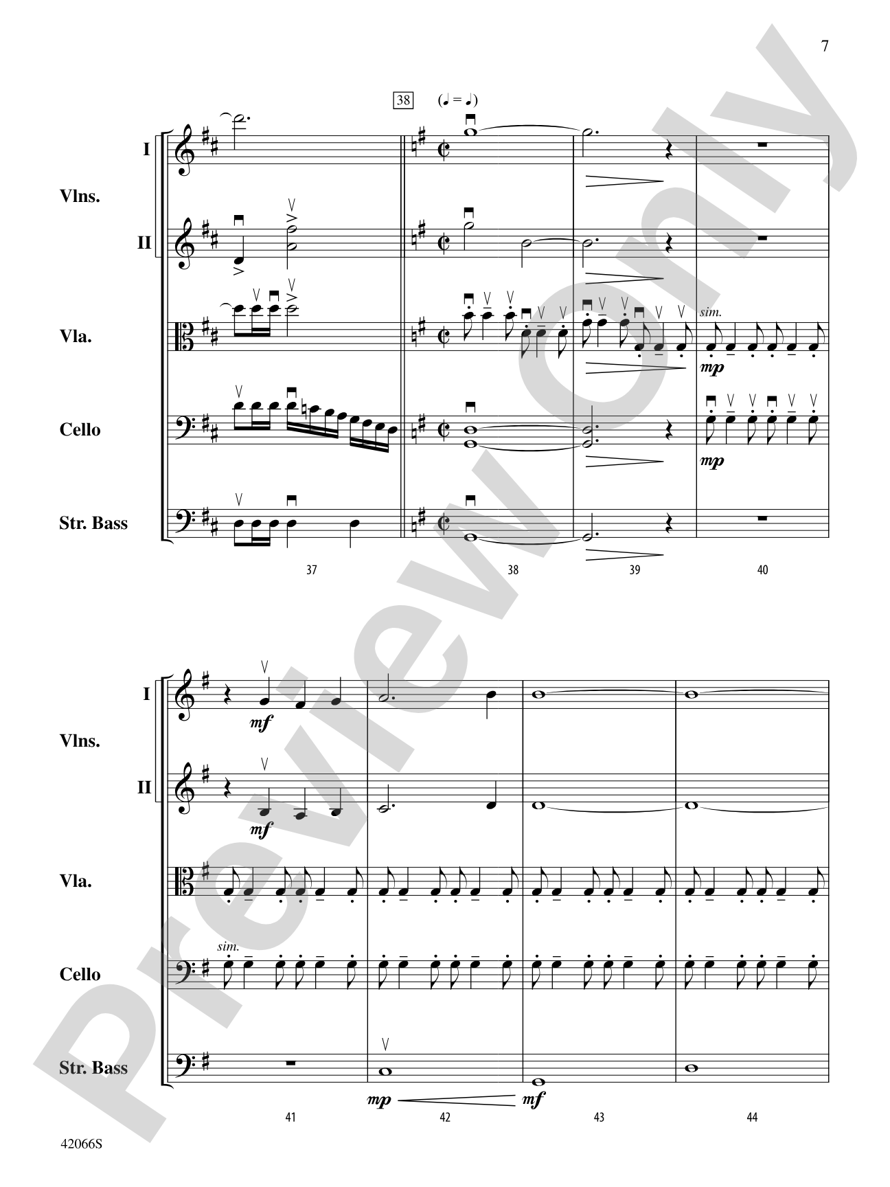 To Guard and Guide: String Orchestra Conductor Score & Parts