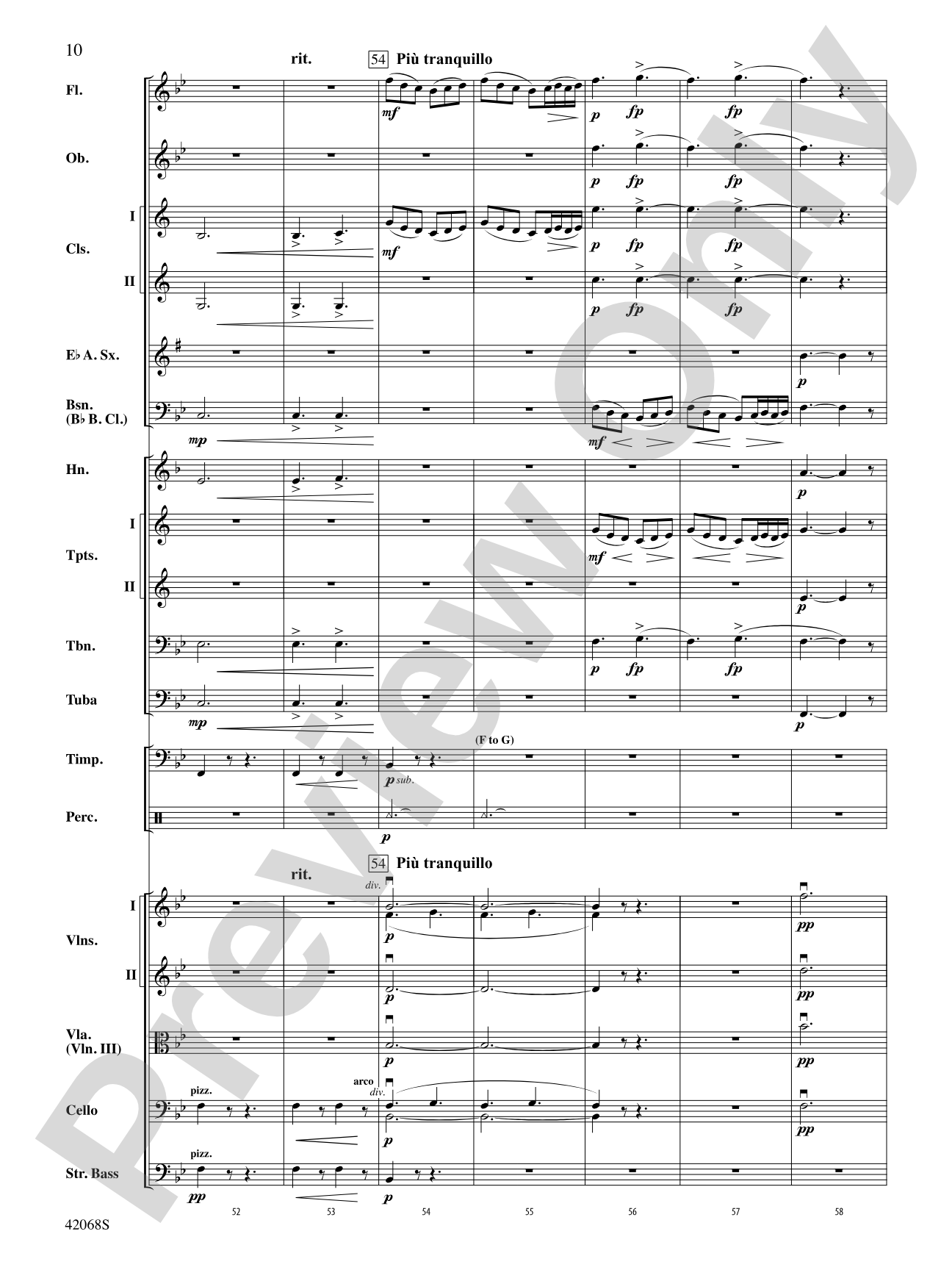 Peer Gynt Suite Selections: Full Orchestra Conductor Score & Parts
