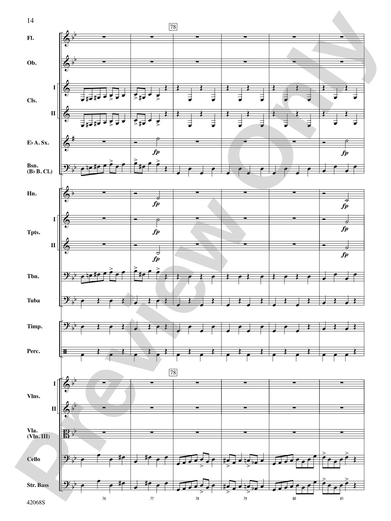 Peer Gynt Suite Selections: Full Orchestra Conductor Score & Parts