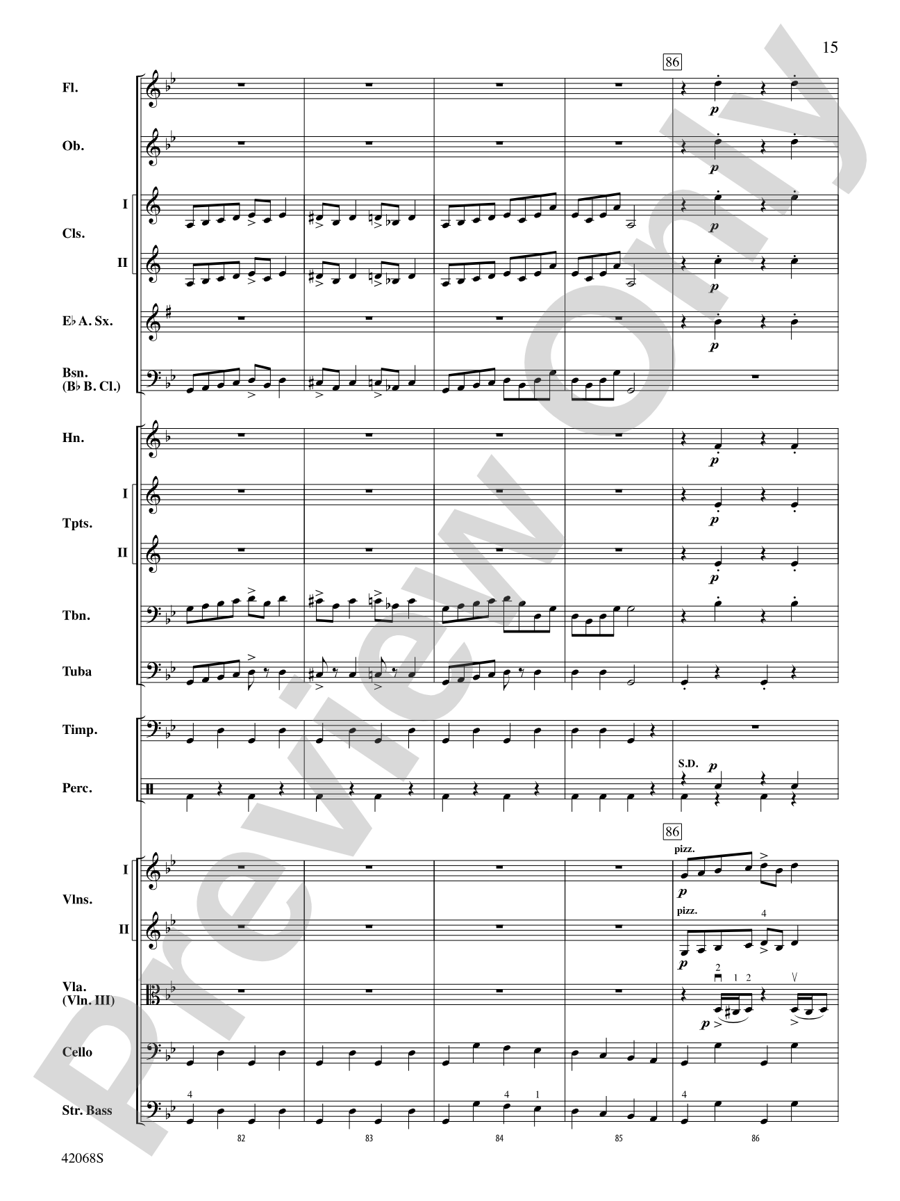 Peer Gynt Suite Selections: Full Orchestra Conductor Score & Parts