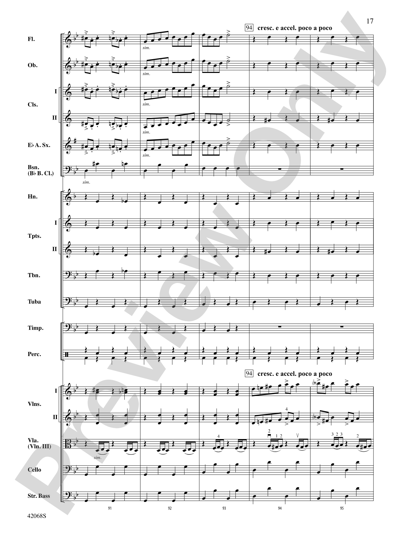 Peer Gynt Suite Selections: Full Orchestra Conductor Score & Parts