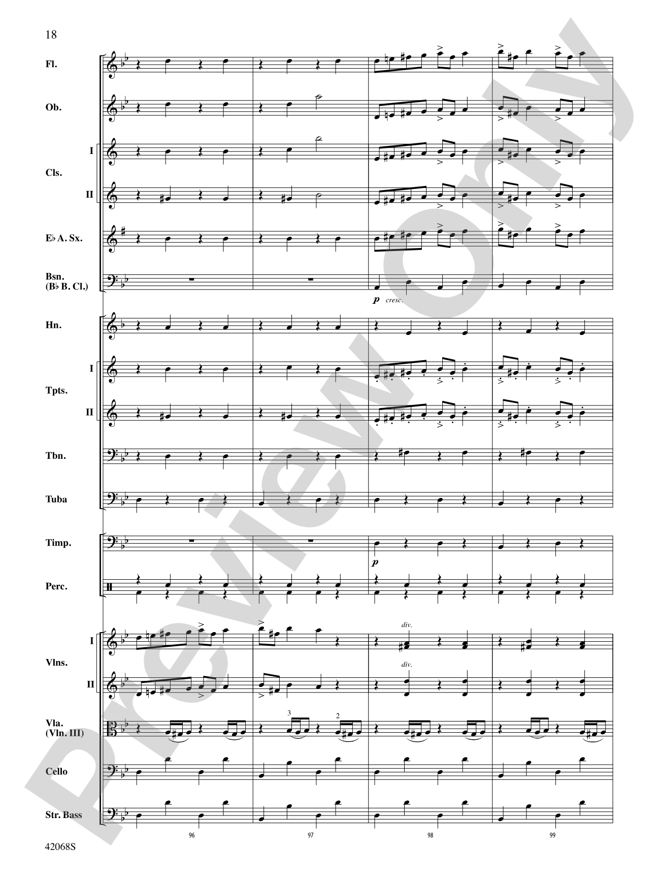 Peer Gynt Suite Selections: Full Orchestra Conductor Score & Parts
