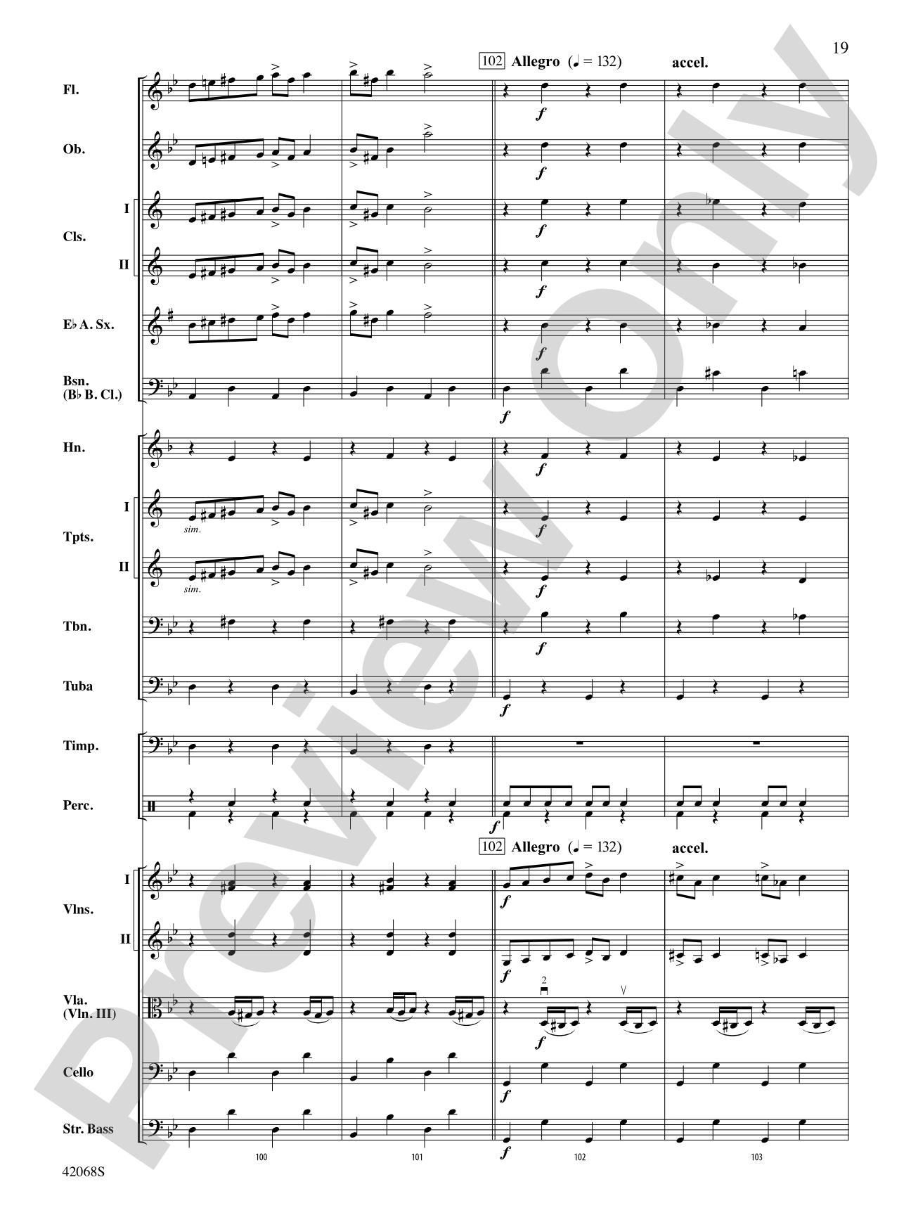 Peer Gynt Suite Selections: Full Orchestra Conductor Score & Parts