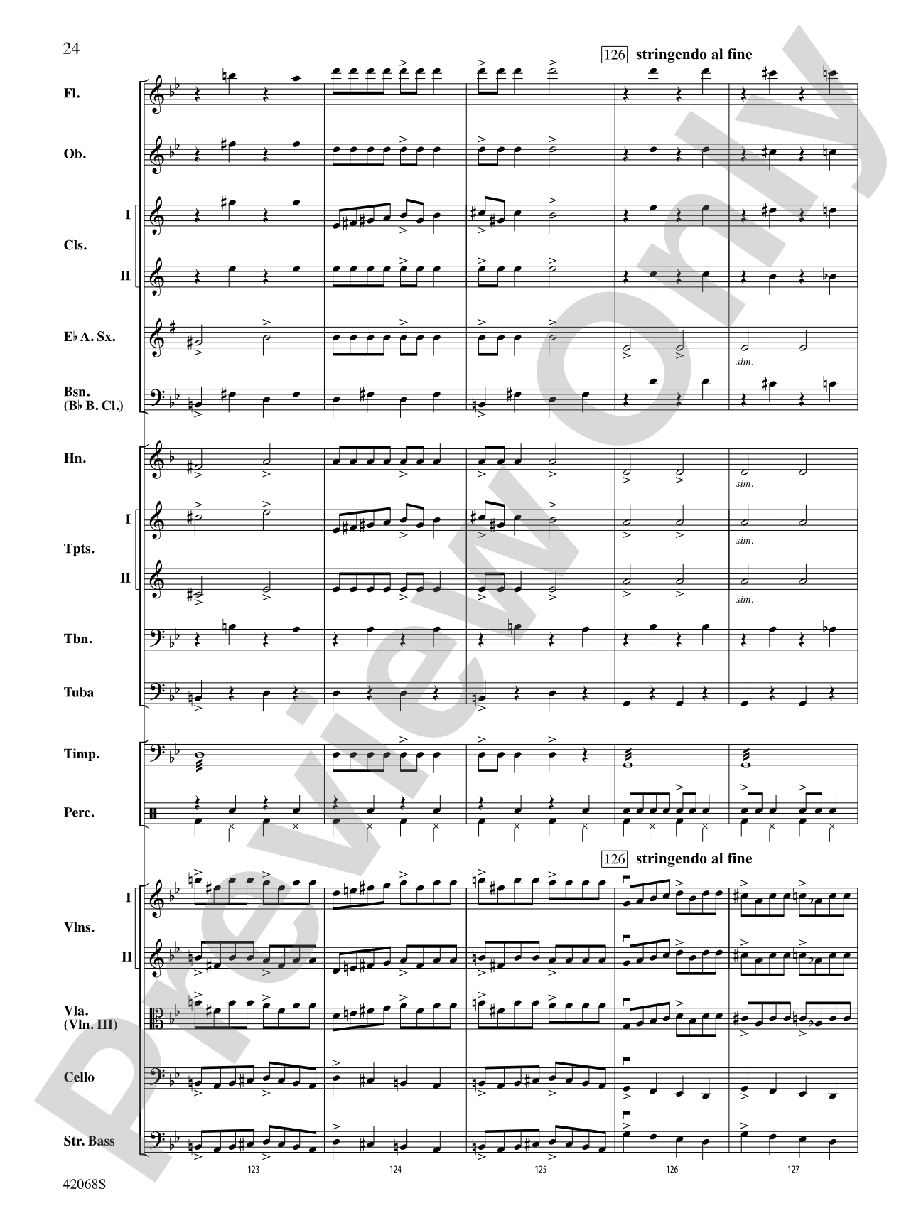 Peer Gynt Suite Selections: Full Orchestra Conductor Score & Parts