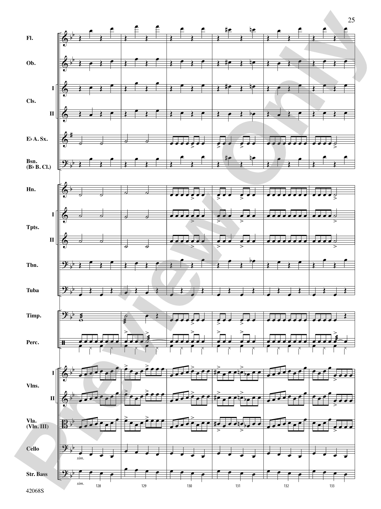 Peer Gynt Suite Selections: Full Orchestra Conductor Score & Parts