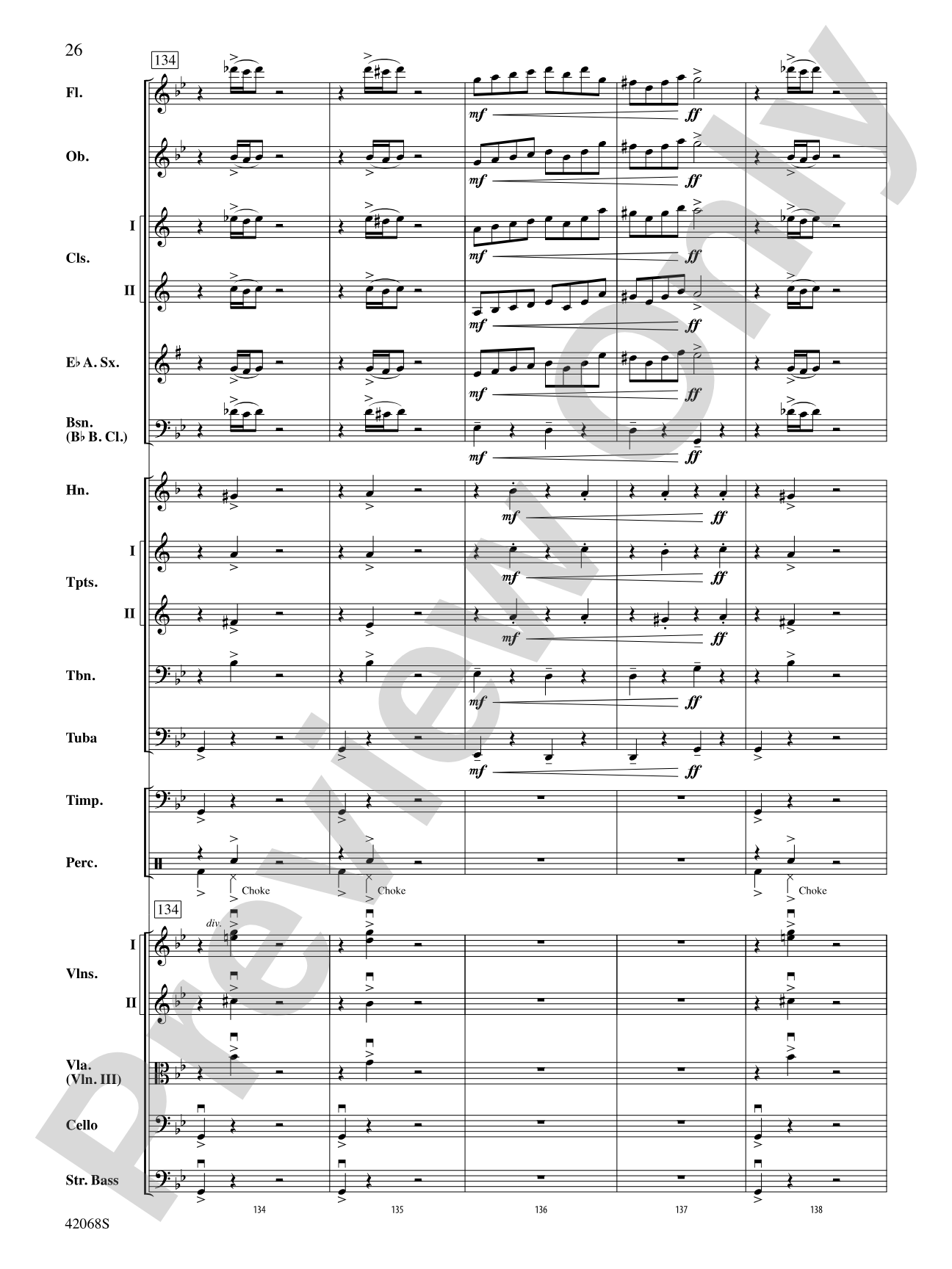 Peer Gynt Suite Selections: Full Orchestra Conductor Score & Parts