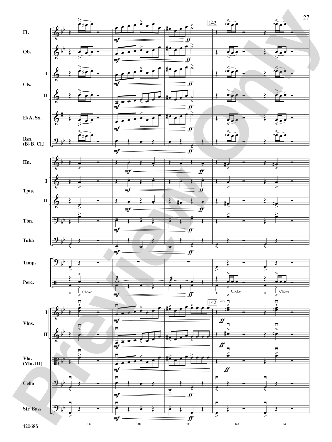 Peer Gynt Suite Selections: Full Orchestra Conductor Score & Parts