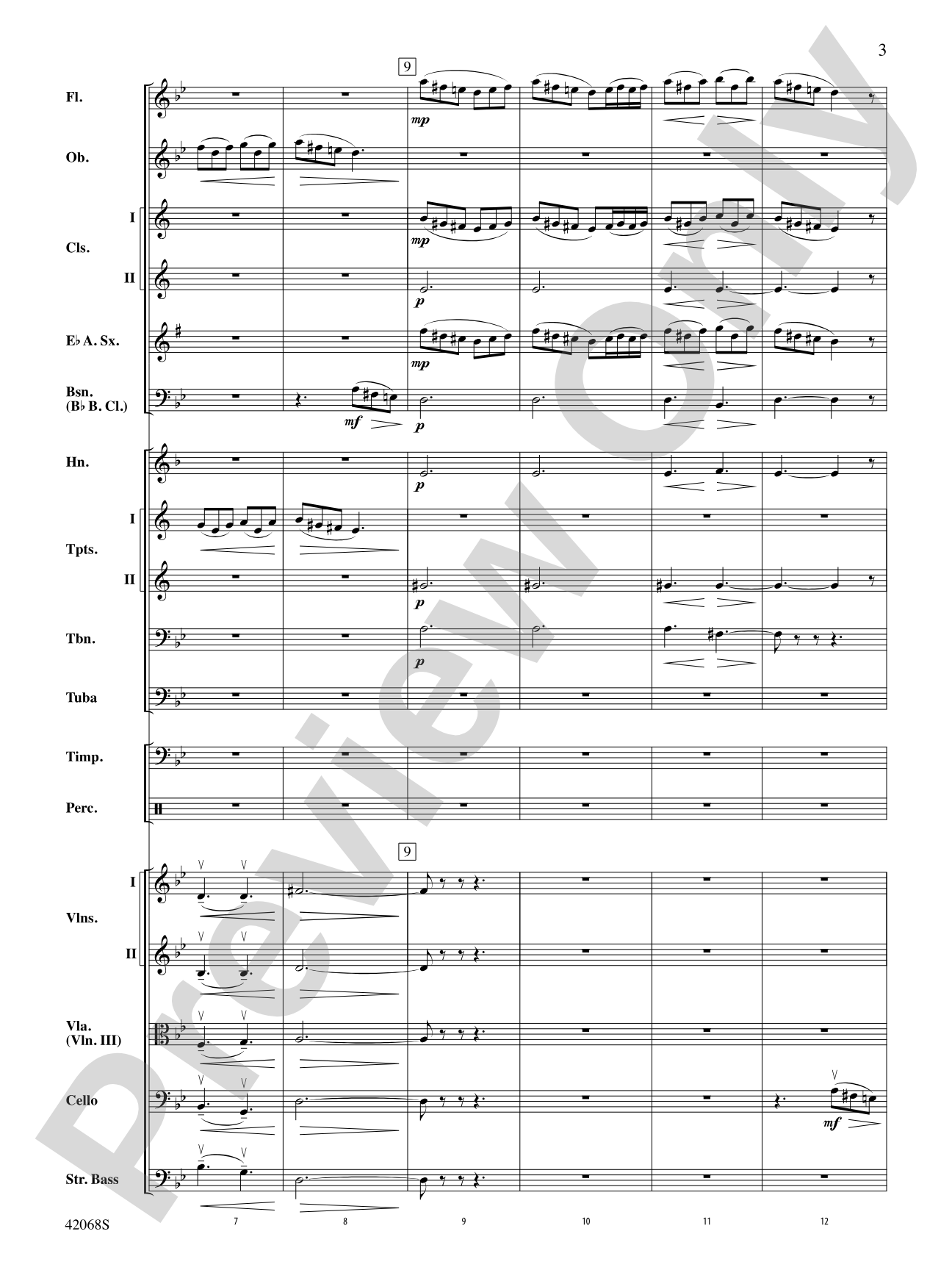 Peer Gynt Suite Selections: Full Orchestra Conductor Score & Parts