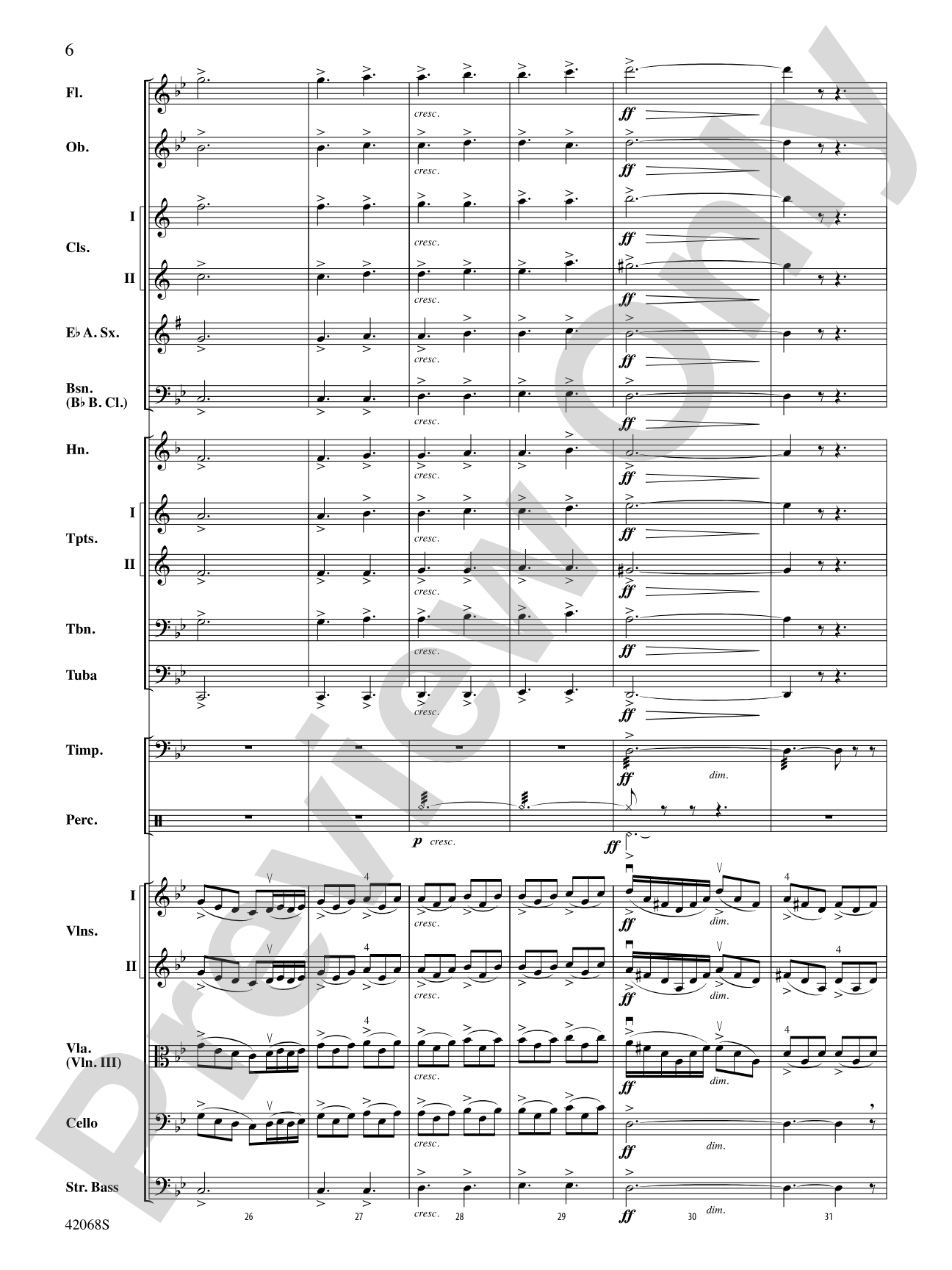 Peer Gynt Suite Selections: Full Orchestra Conductor Score & Parts