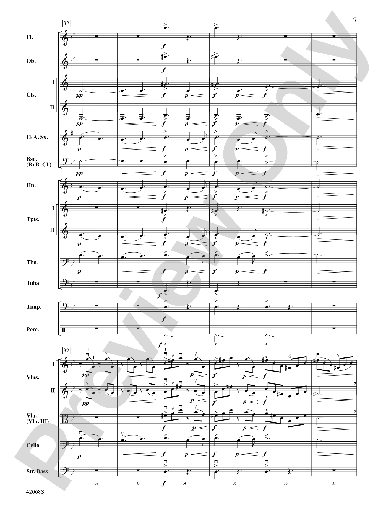Peer Gynt Suite Selections: Full Orchestra Conductor Score & Parts