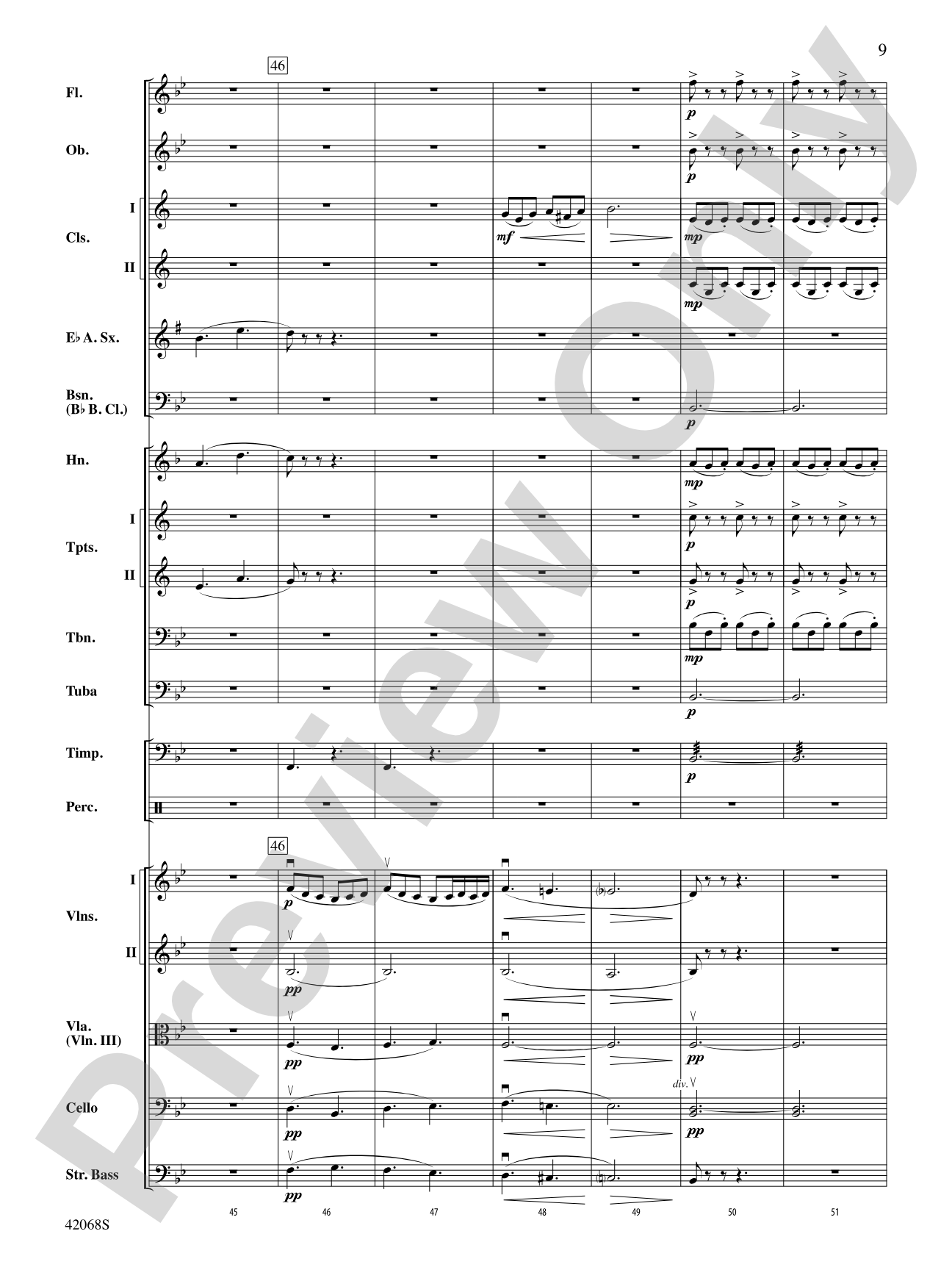 Peer Gynt Suite Selections: Full Orchestra Conductor Score & Parts