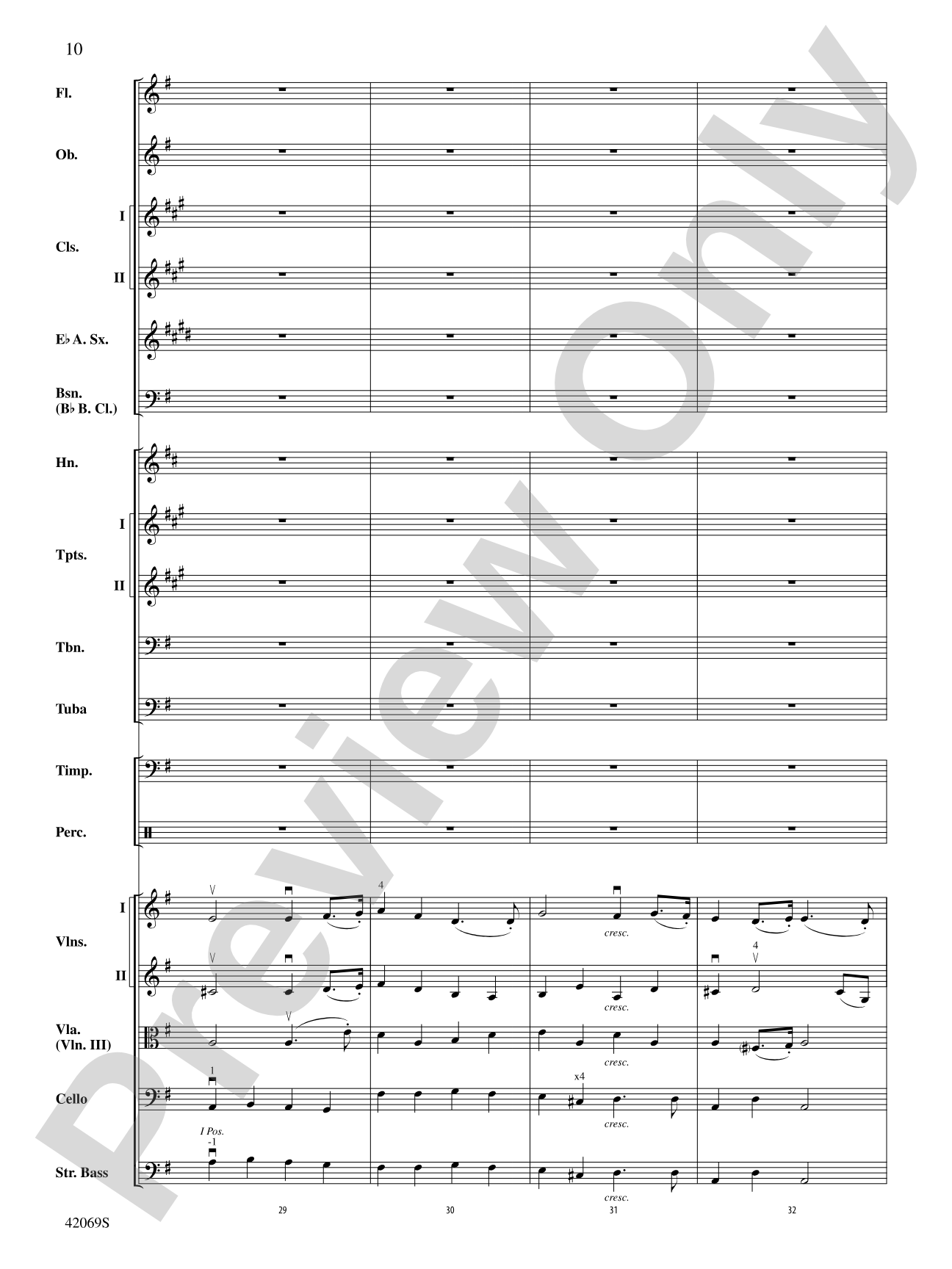 Overture to Royal Fireworks Music: Full Orchestra Conductor Score & Parts
