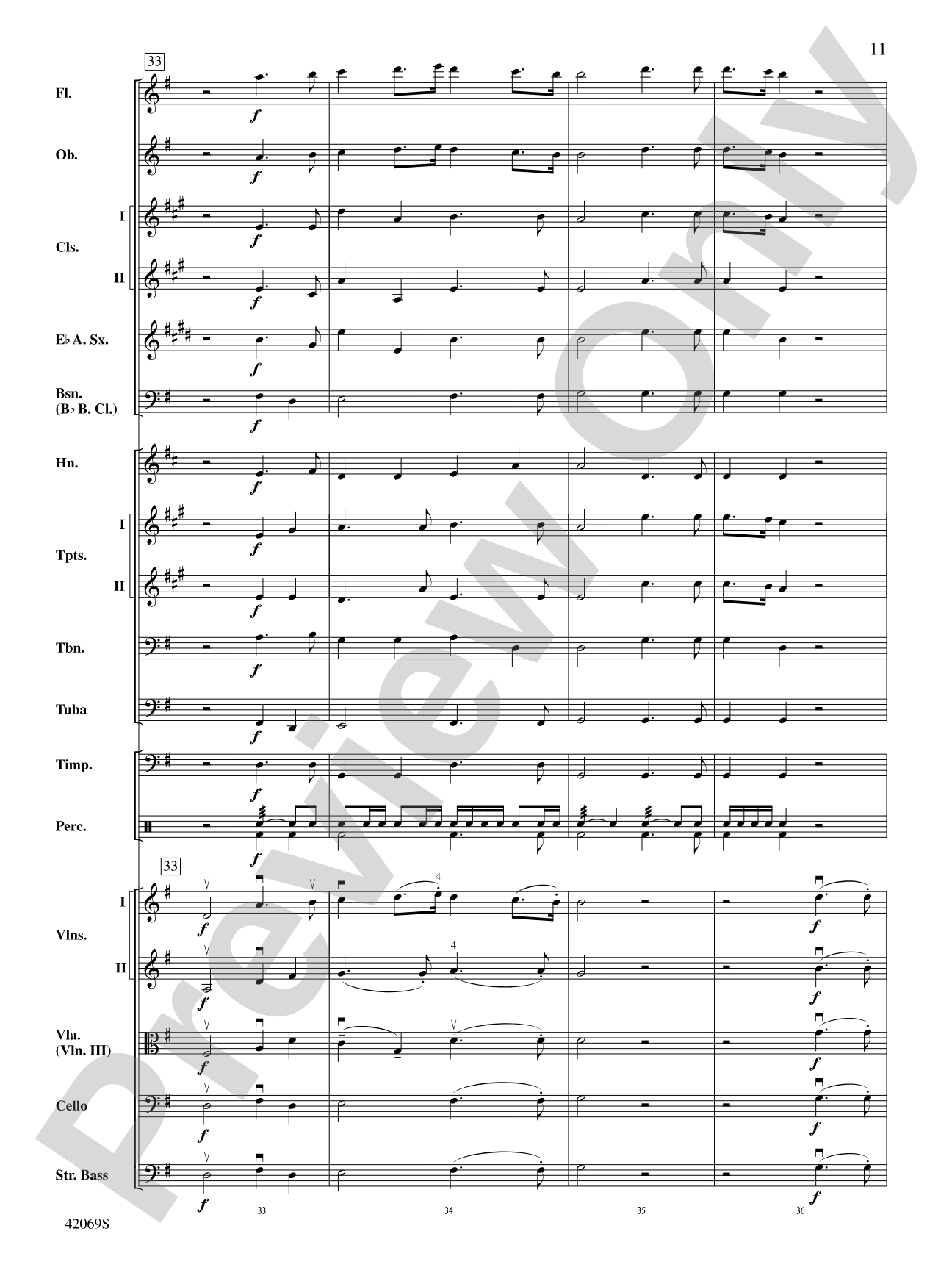 Overture to Royal Fireworks Music: Full Orchestra Conductor Score & Parts