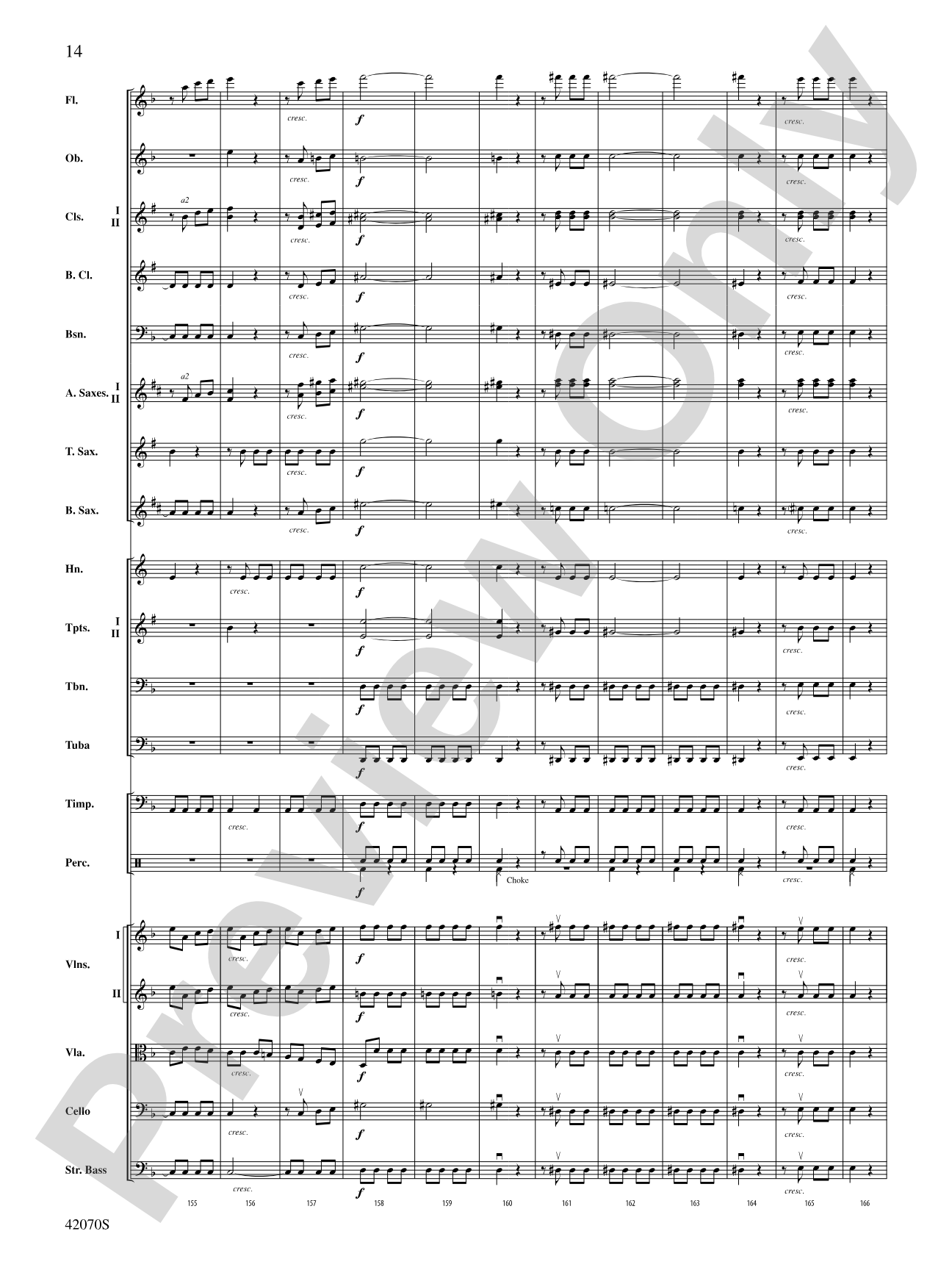 Symphony No. 5: Full Orchestra Conductor Score & Parts