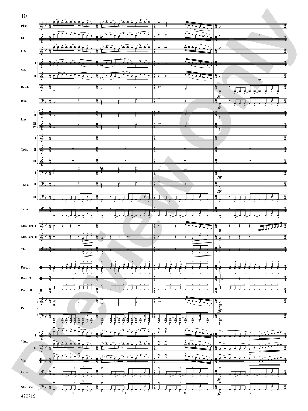 Aethelinda: Full Orchestra Conductor Score & Parts