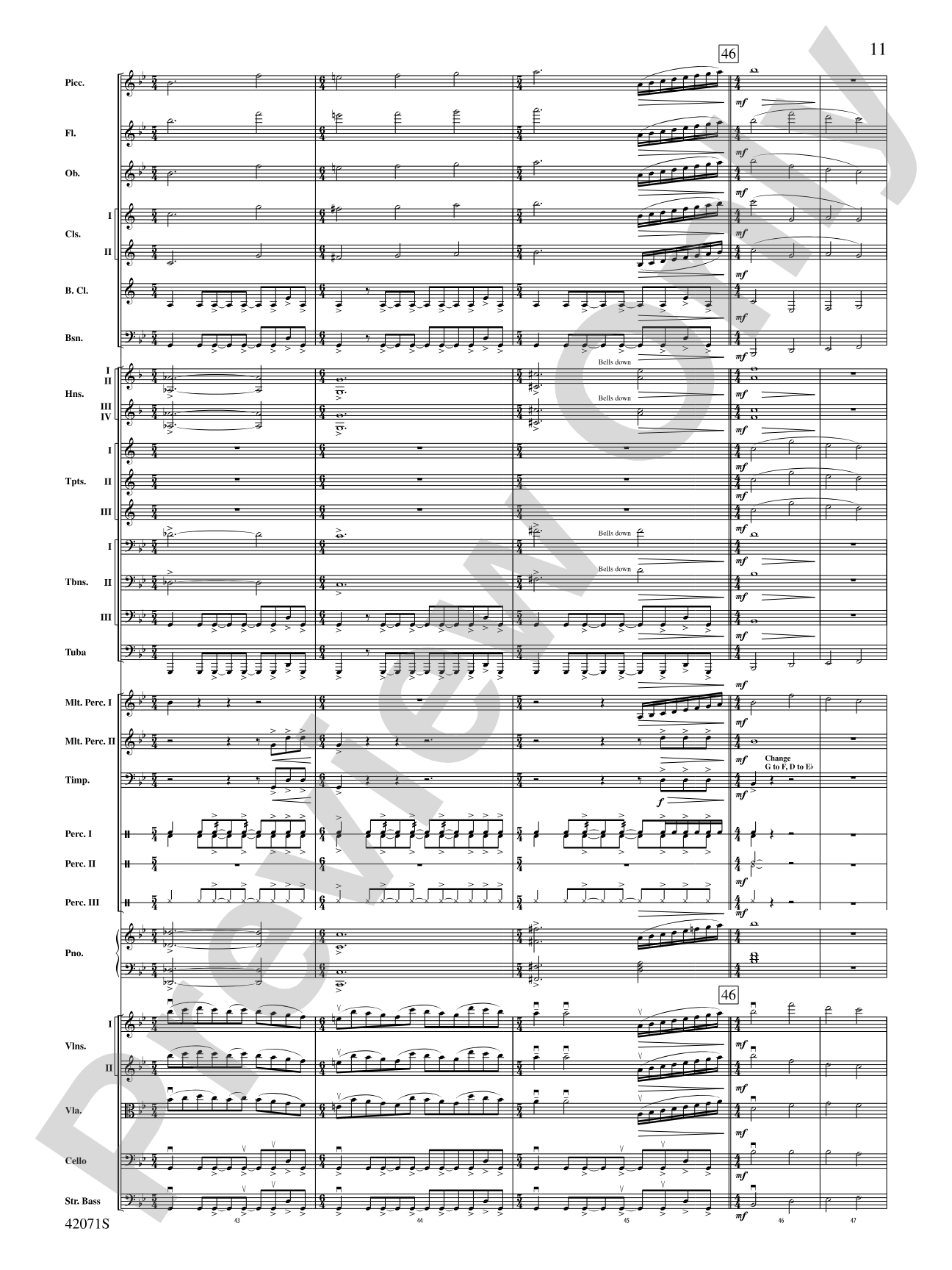 Aethelinda: Full Orchestra Conductor Score & Parts