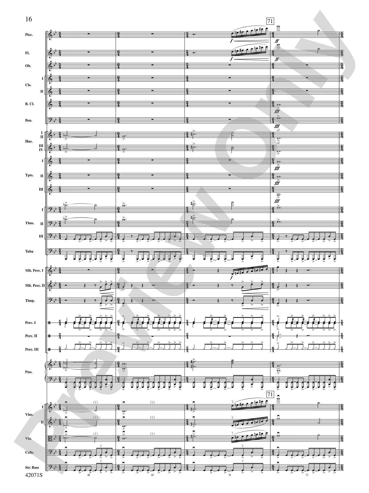 Aethelinda: Full Orchestra Conductor Score & Parts