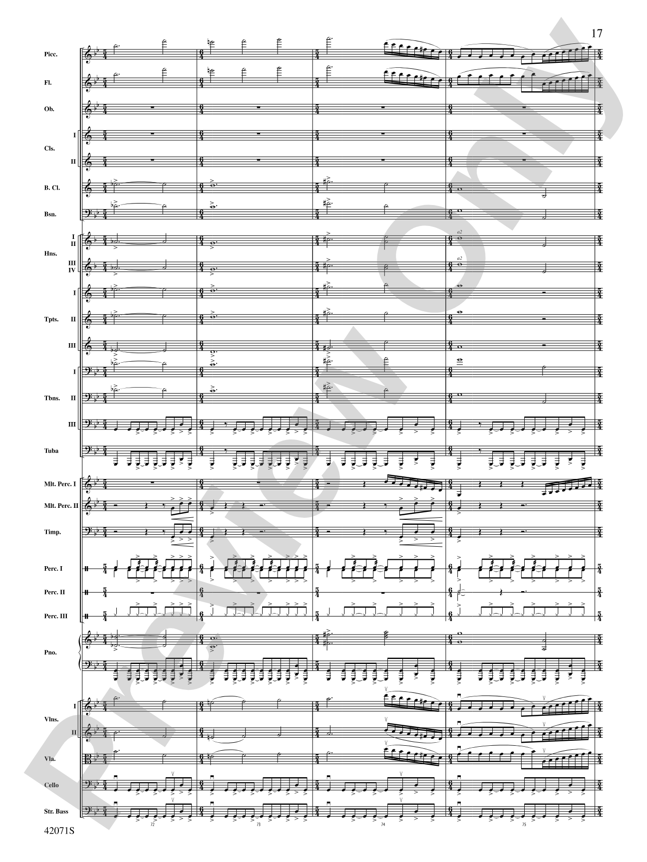 Aethelinda: Full Orchestra Conductor Score & Parts