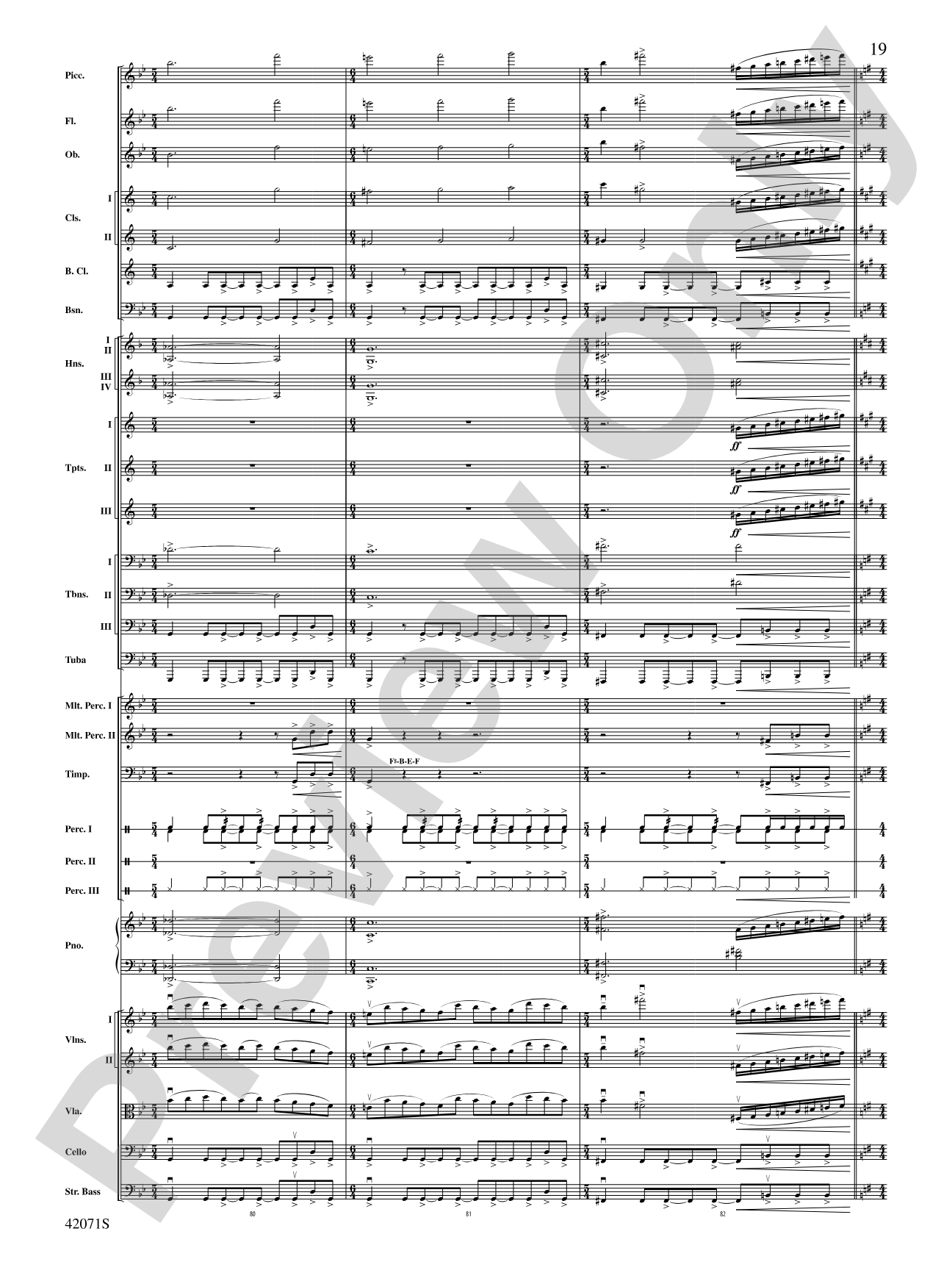 Aethelinda: Full Orchestra Conductor Score & Parts