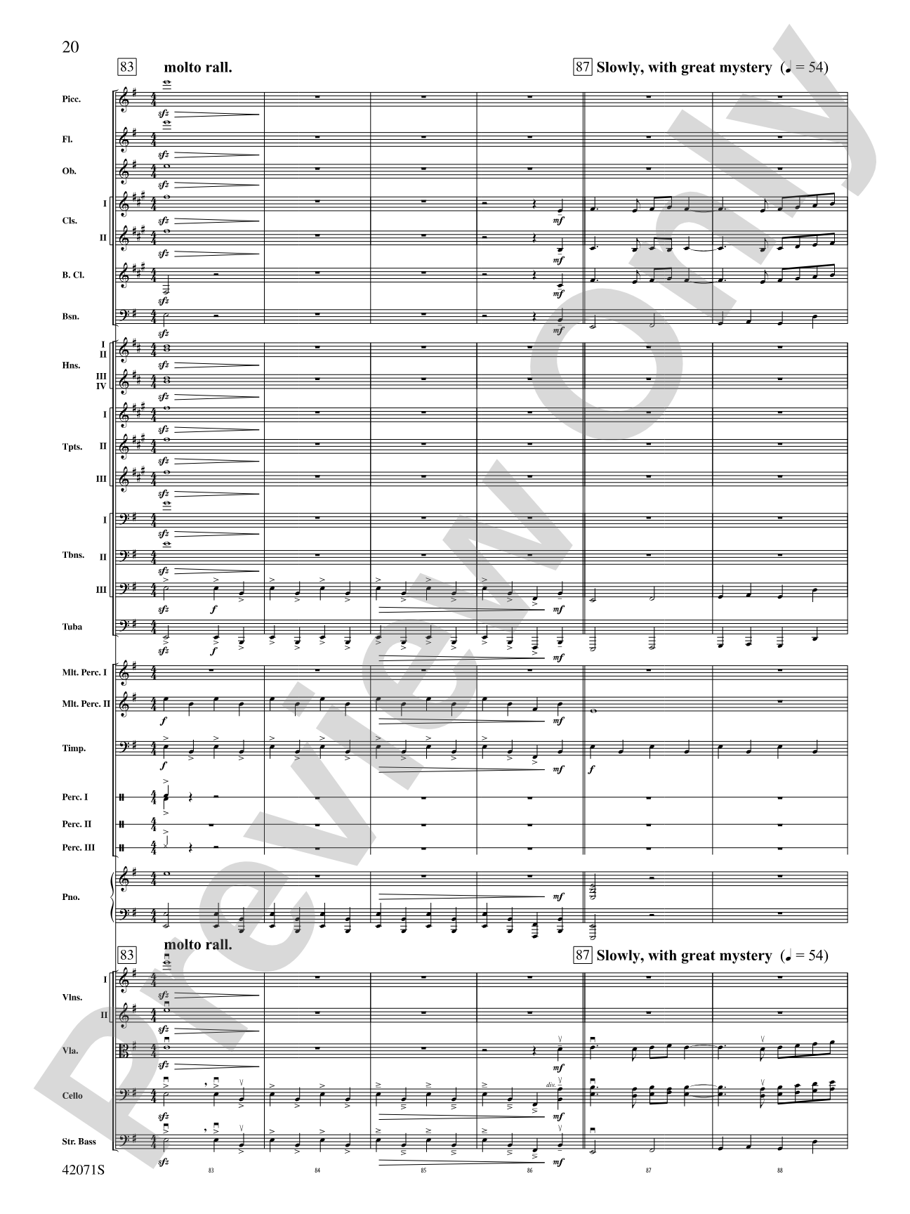 Aethelinda: Full Orchestra Conductor Score & Parts