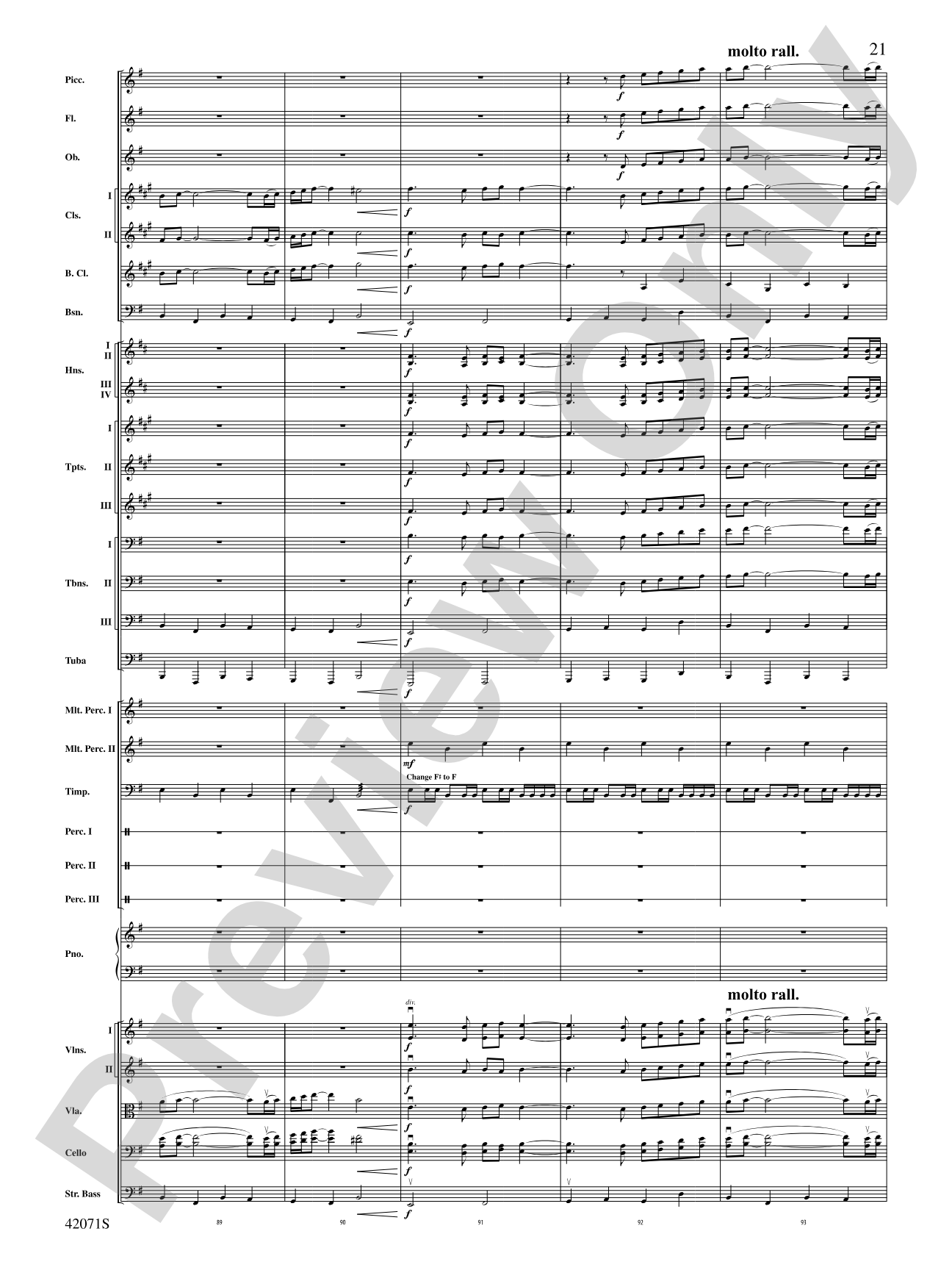 Aethelinda: Full Orchestra Conductor Score & Parts