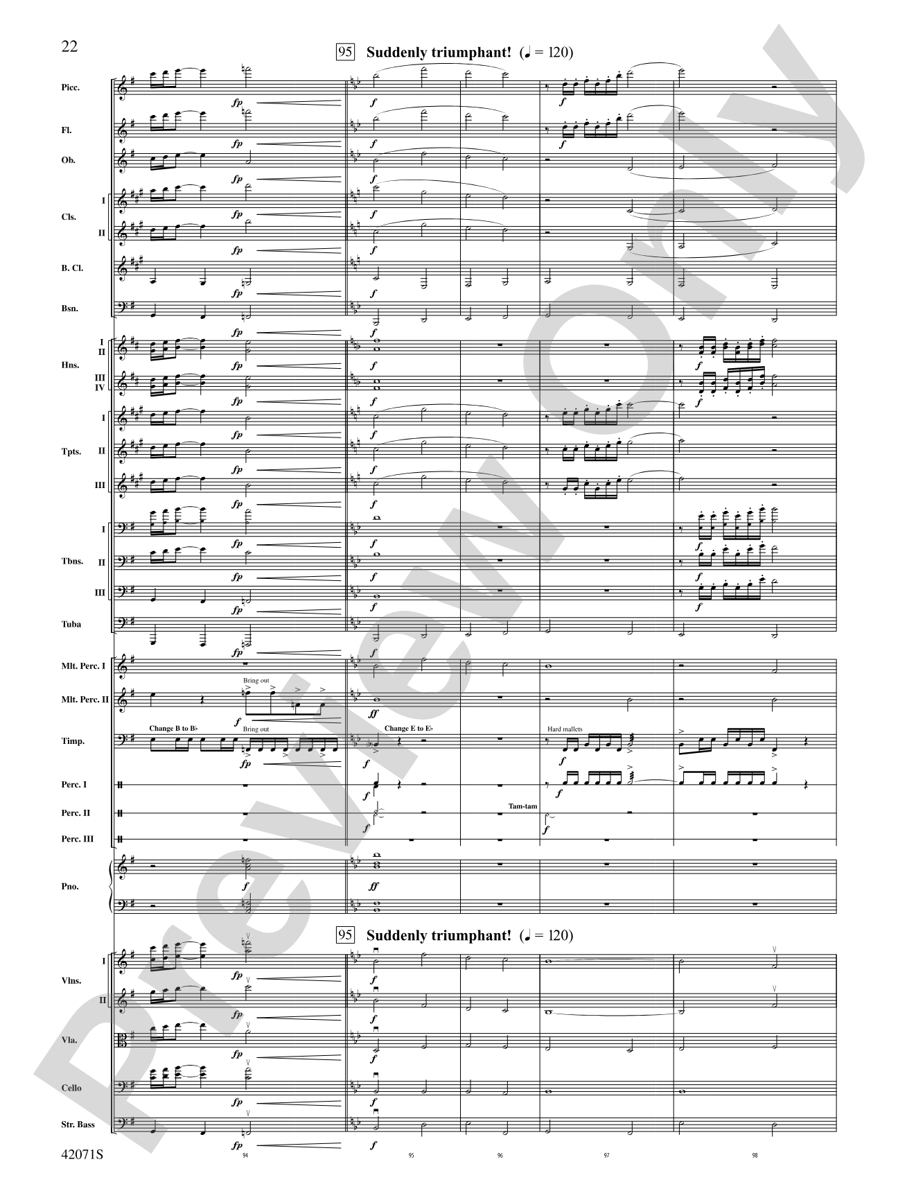 Aethelinda: Full Orchestra Conductor Score & Parts