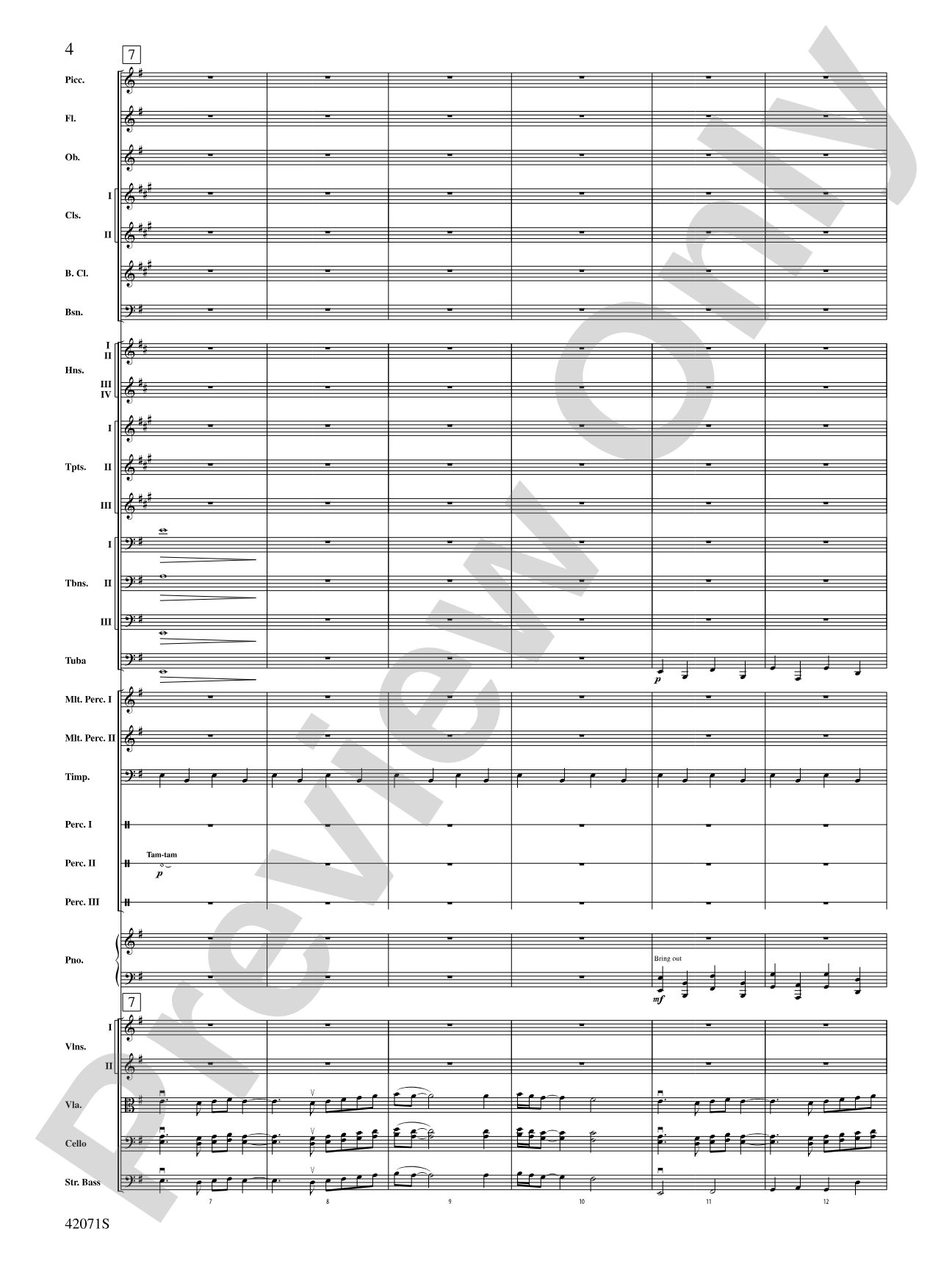 Aethelinda: Full Orchestra Conductor Score & Parts