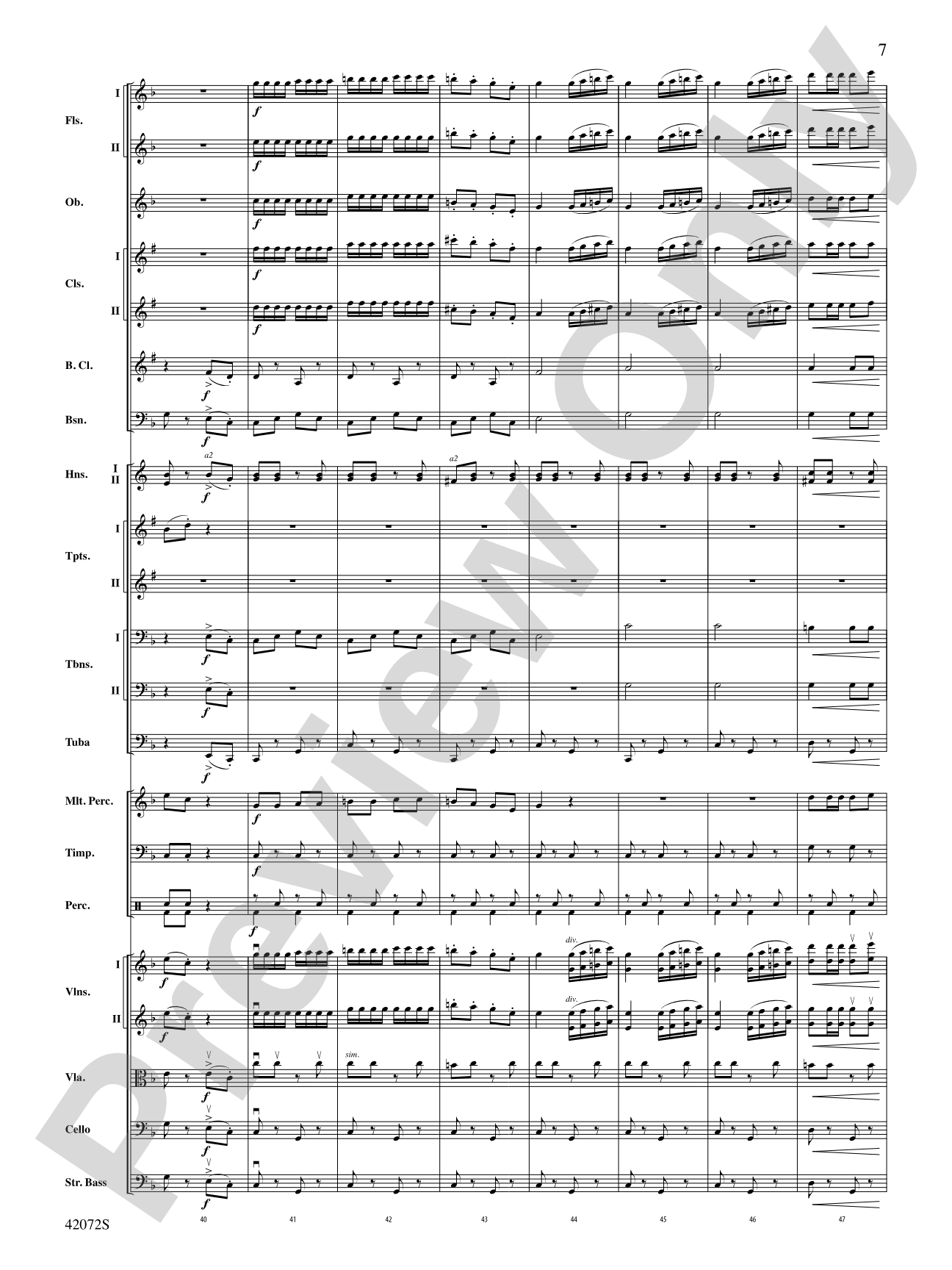 The Florentiner March: Full Orchestra Conductor Score & Parts