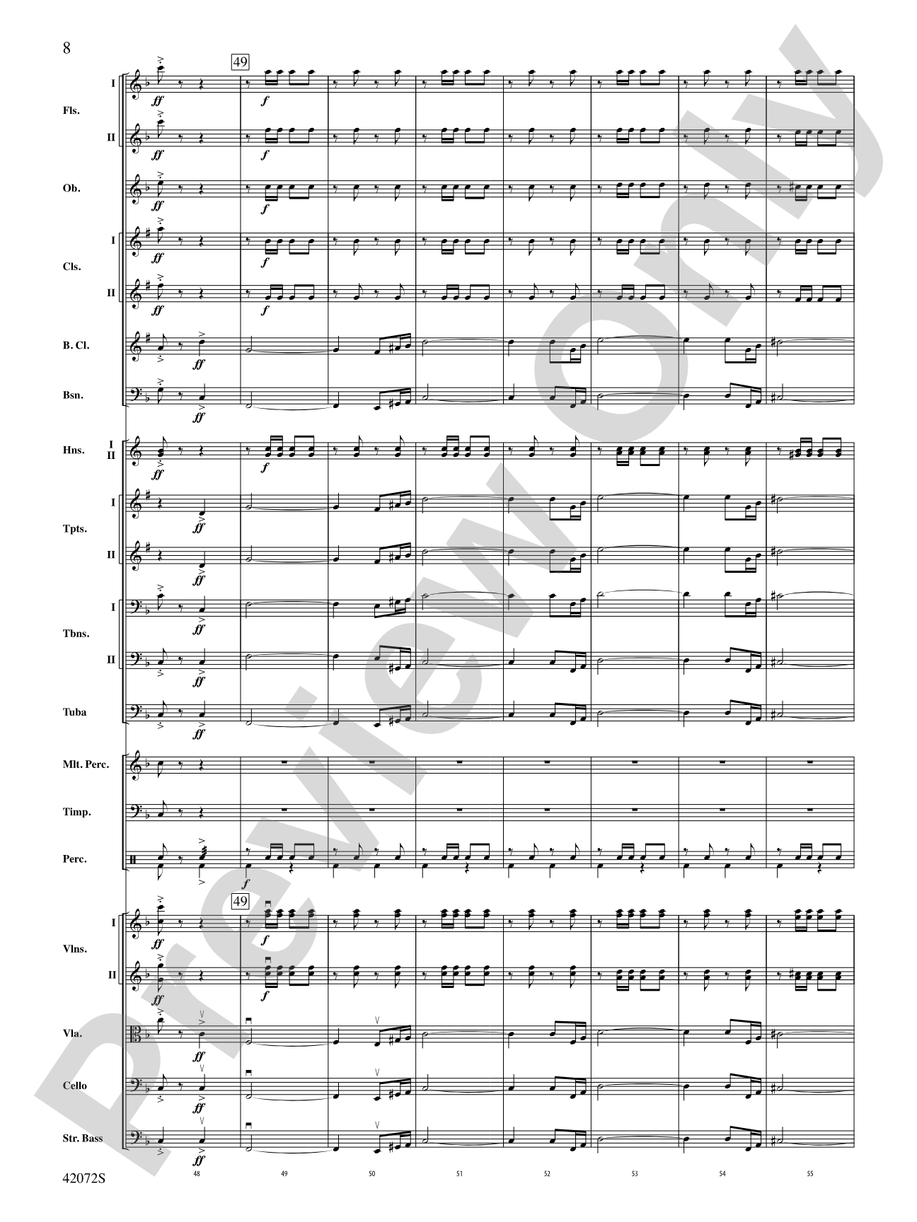 The Florentiner March: Full Orchestra Conductor Score & Parts