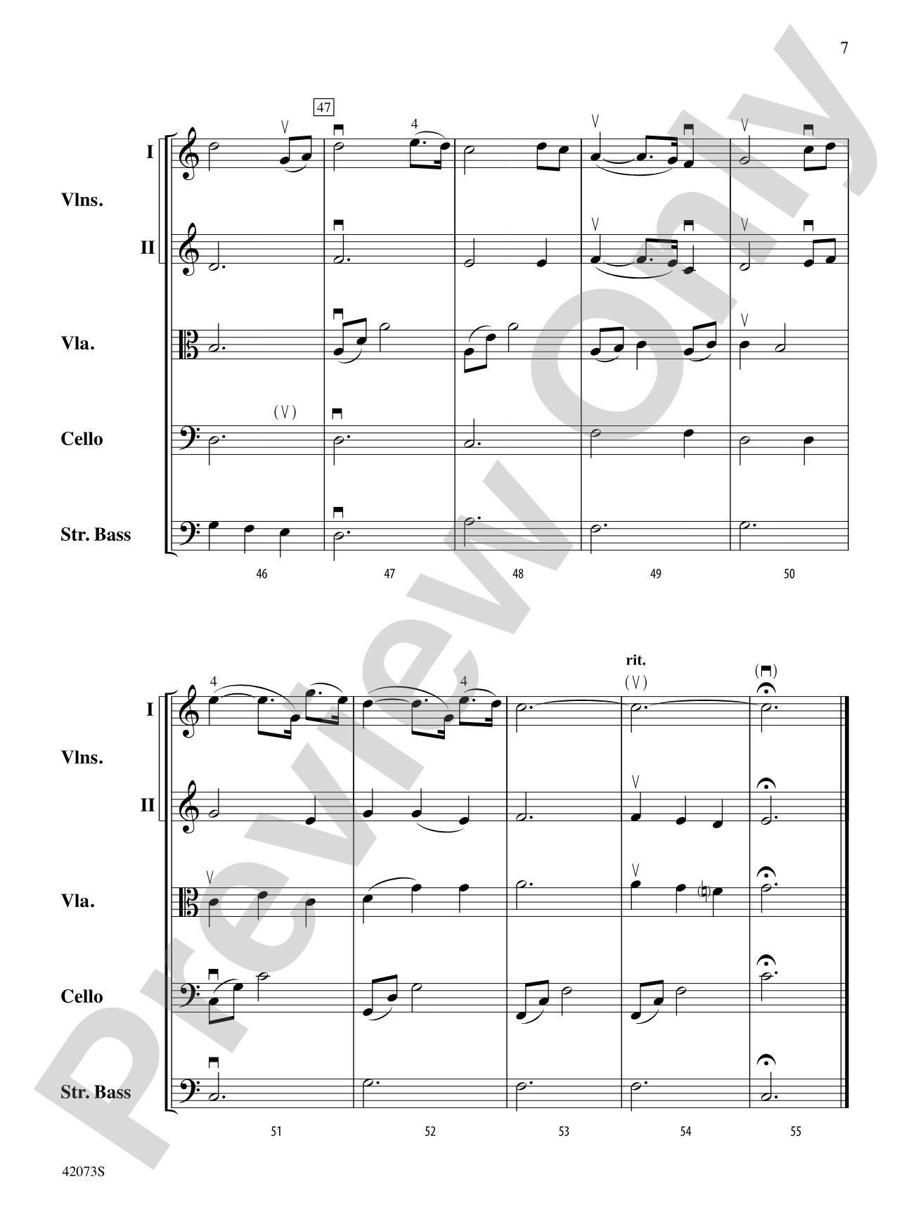 Dark Island: String Orchestra Conductor Score & Parts