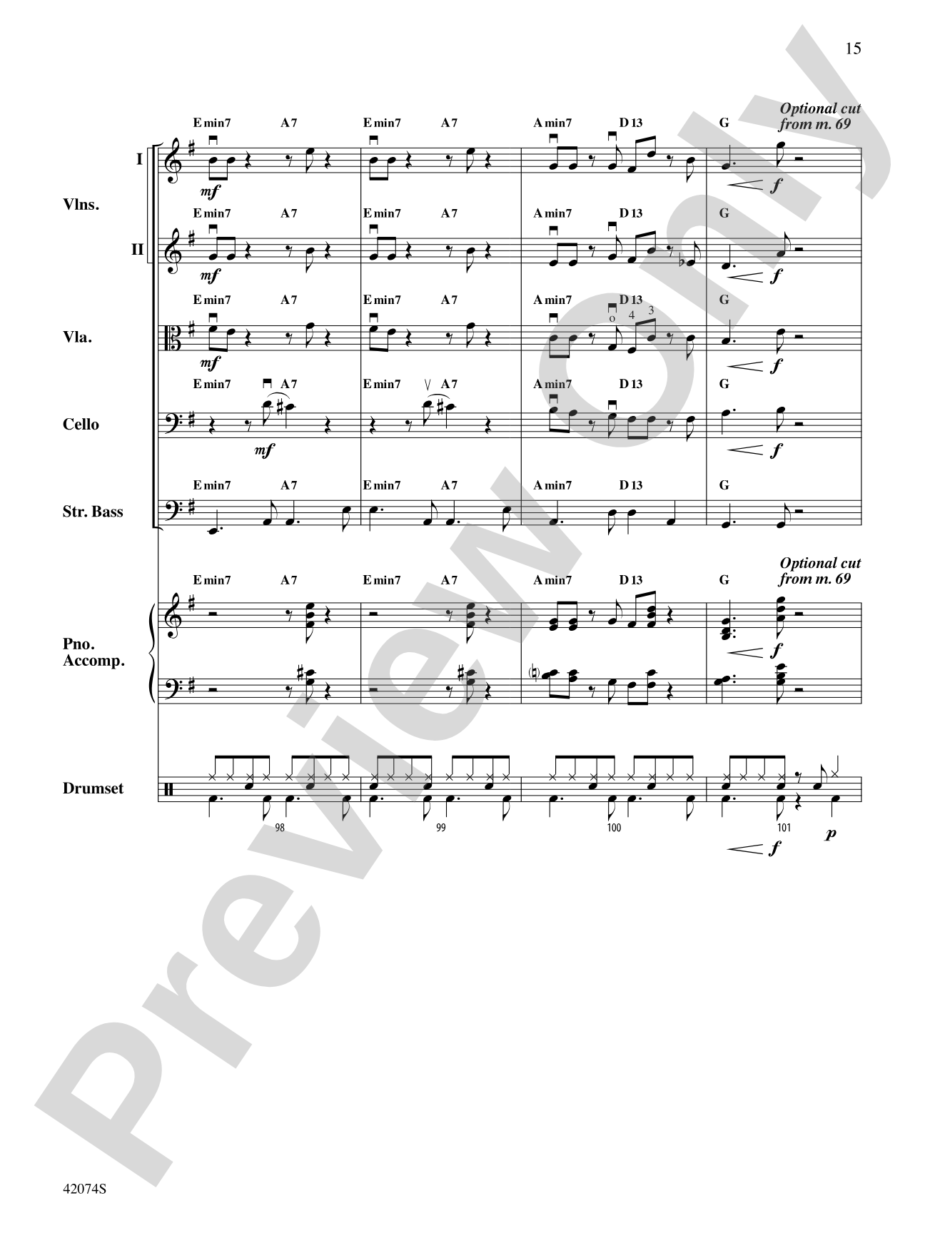 Road Trip to Rio: String Orchestra Conductor Score & Parts