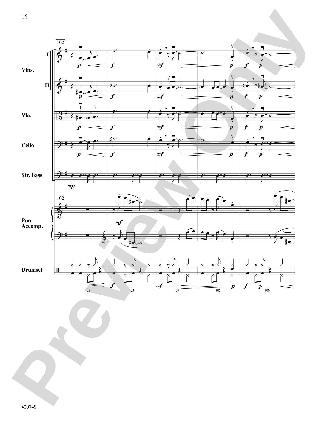 Road Trip to Rio: String Orchestra Conductor Score & Parts